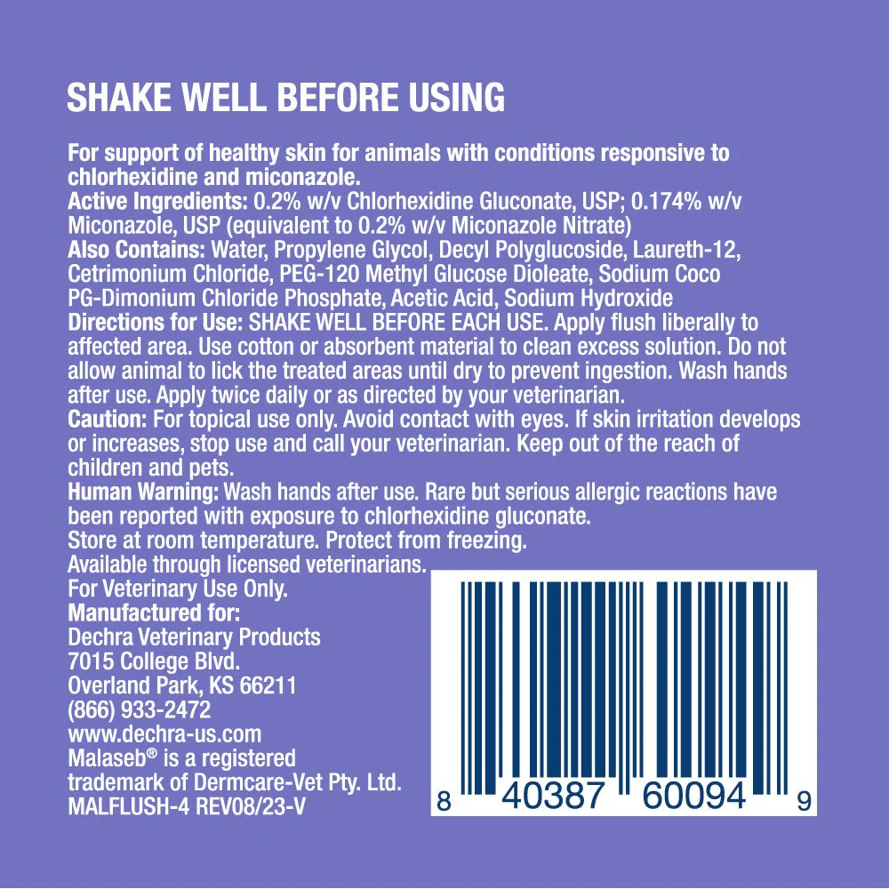Malaseb Flush – Medicated Antibacterial & Antifungal Skin Flush for Dogs, Cats, and Horses - Image 10