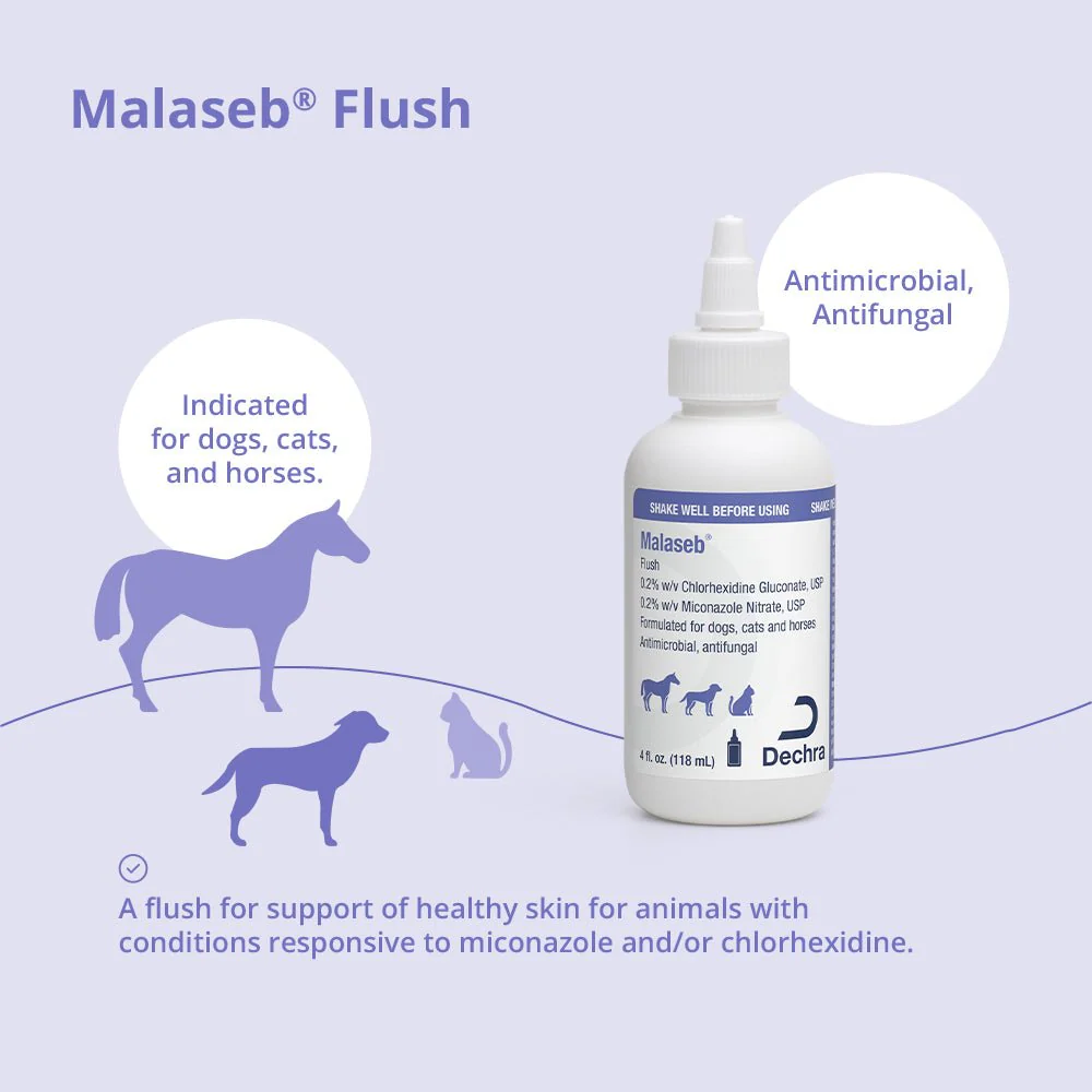Malaseb Flush – Medicated Antibacterial & Antifungal Skin Flush for Dogs, Cats, and Horses - Image 3