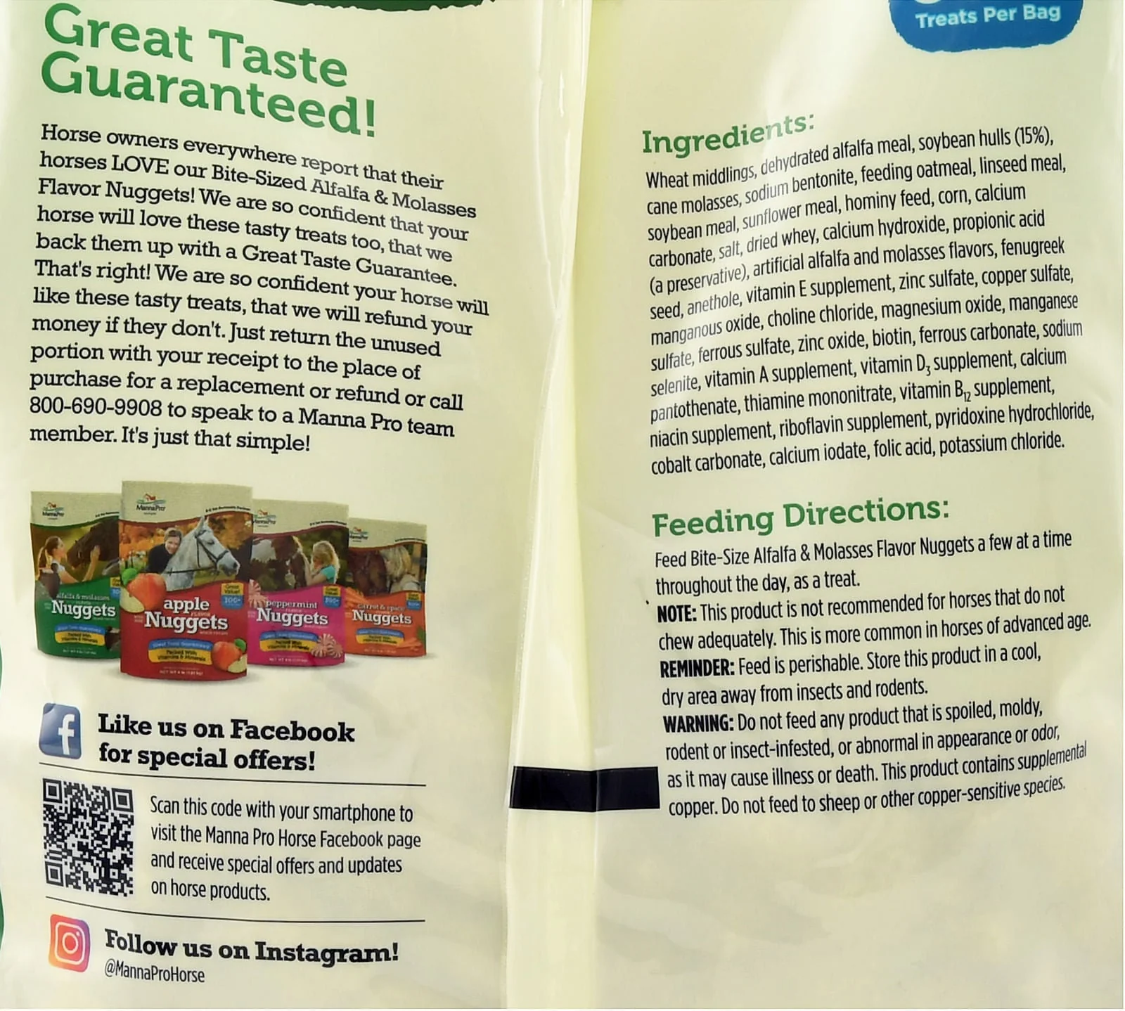 Manna Pro Alfalfa & Molasses Bite-Sizes Nuggets - Image 6