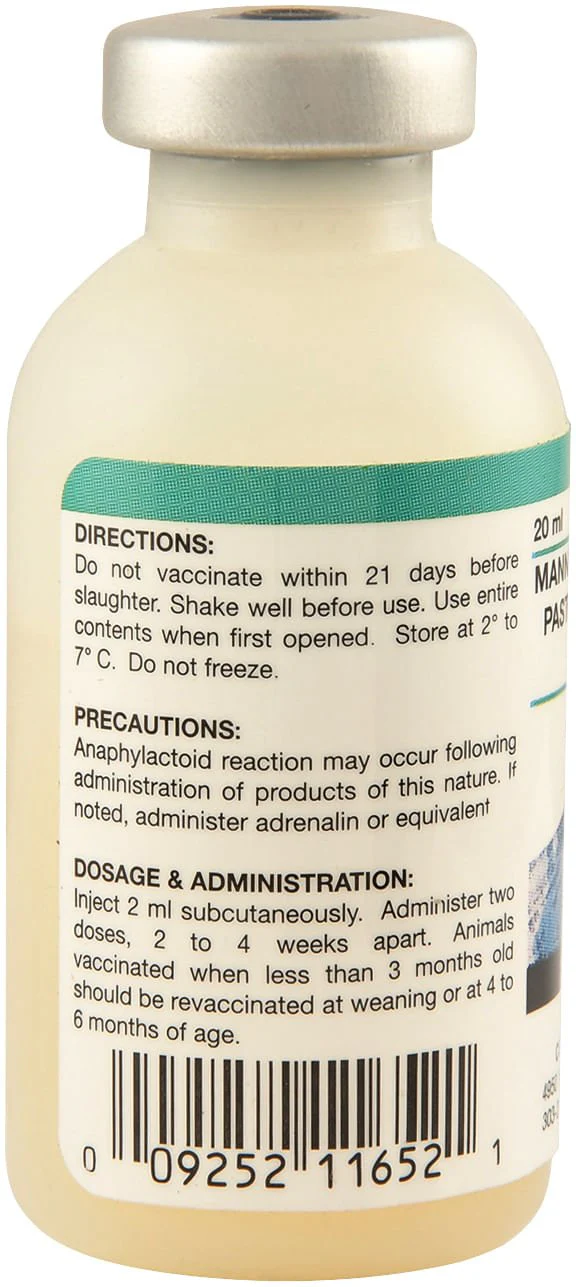 Pasteurella (Pneumonia) Vaccine for Cattle, Goats, & Sheep - Image 3