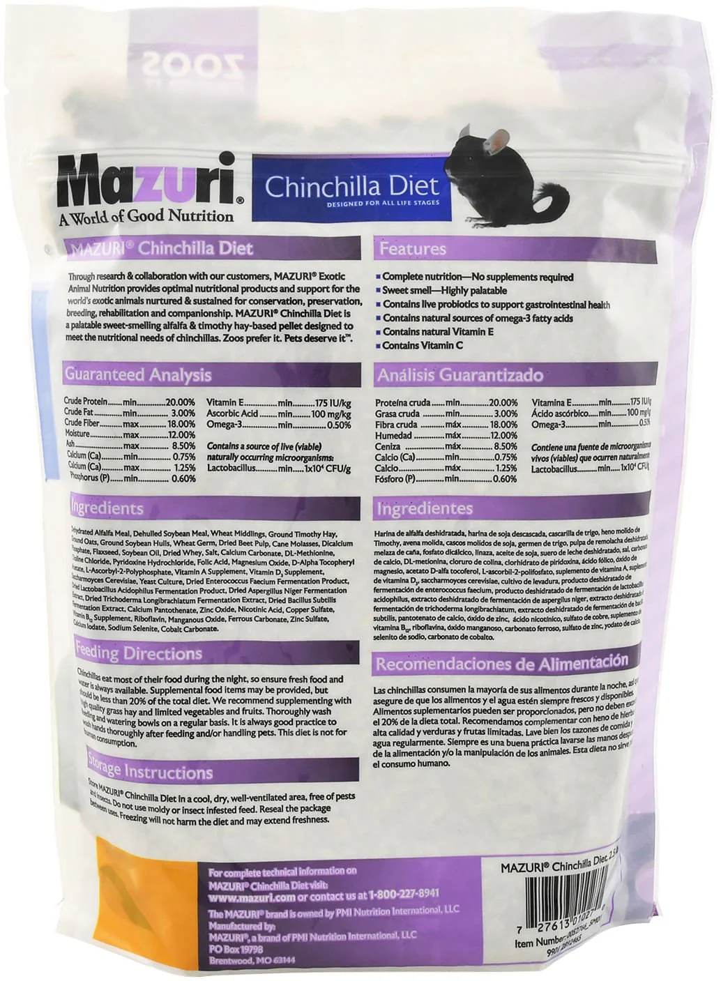 Mazuri Chinchilla Diet - Image 6