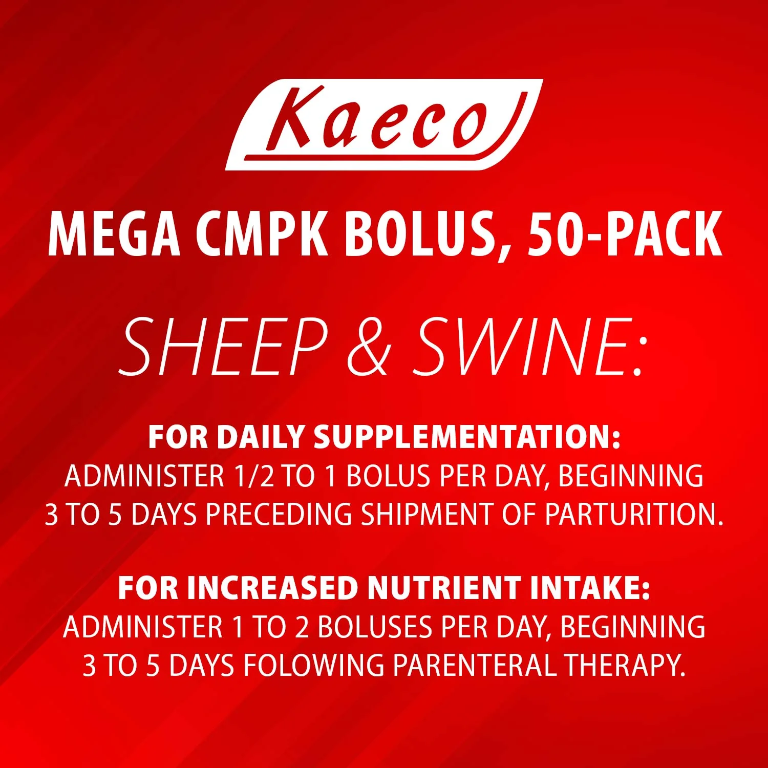 Mega CMPK Bolus, 50 ct - Image 6