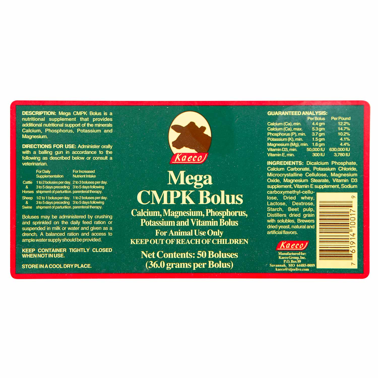 Mega CMPK Bolus, 50 ct - Image 8