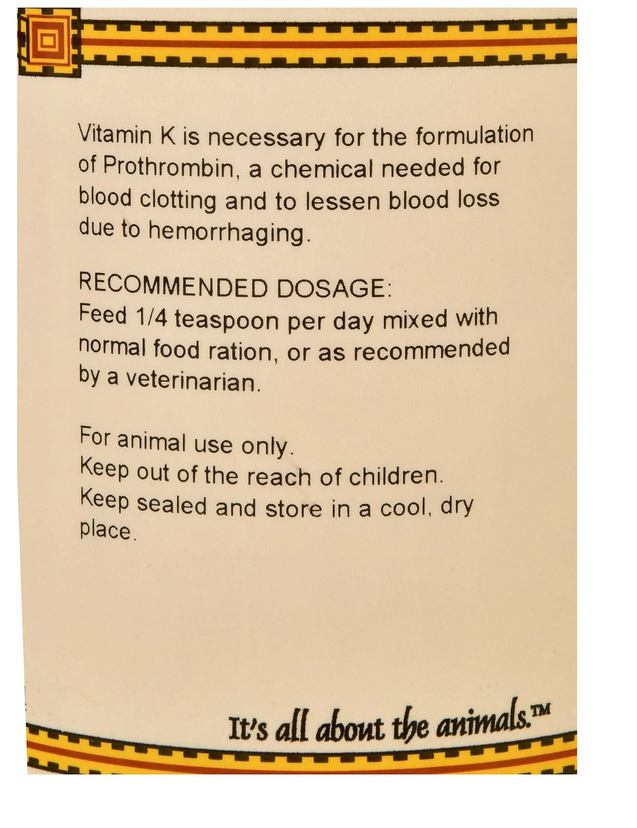 Mega K by Animed Vitamin K Powder Supplement for Dogs - Image 2