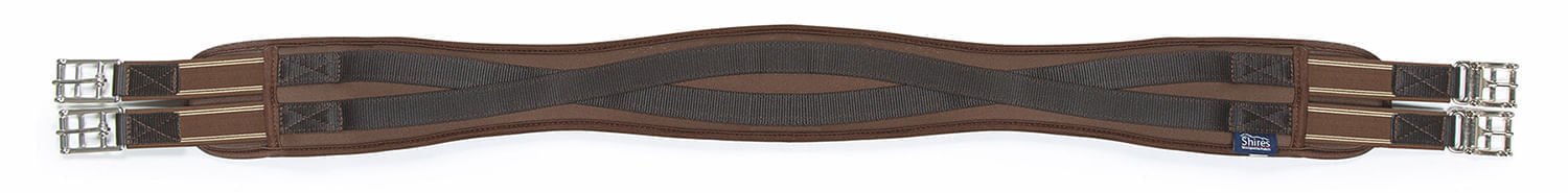 Shires Memory Foam Girth, Brown