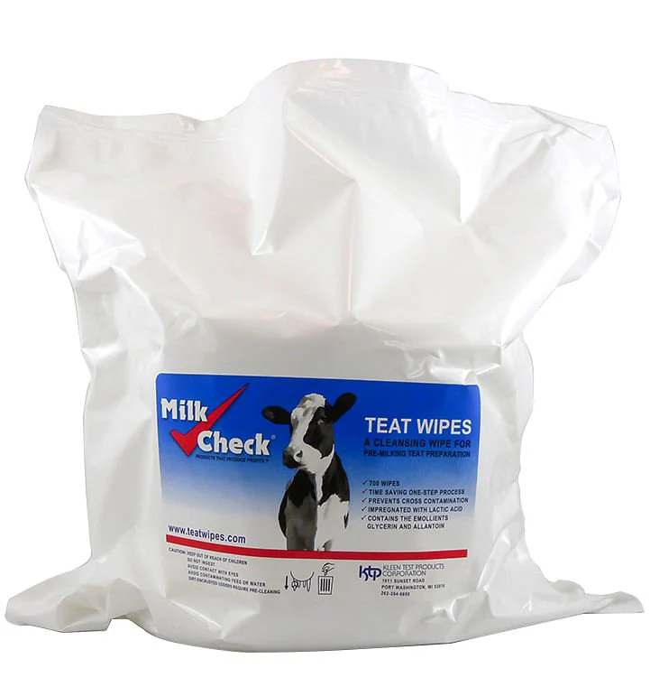 Milk Check Teat Cleansing Wipes for Pre-Milking Prep - Image 10