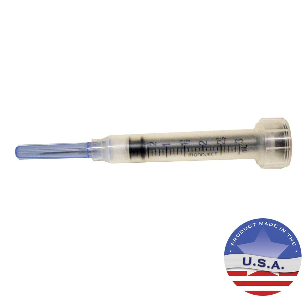 Monoject Luer-Lock (LL) Syringe with Needle Combo - Image 4