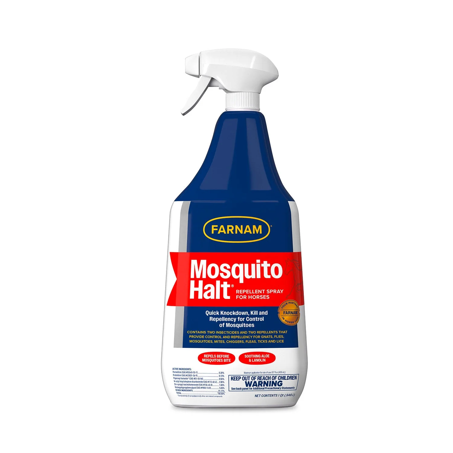 Mosquito Halt Repellent Spray for Horses, 32 oz