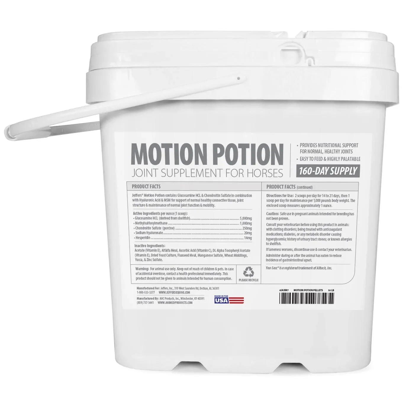Jeffers Motion Potion Joint Supplement Pellets for Horses - Image 7