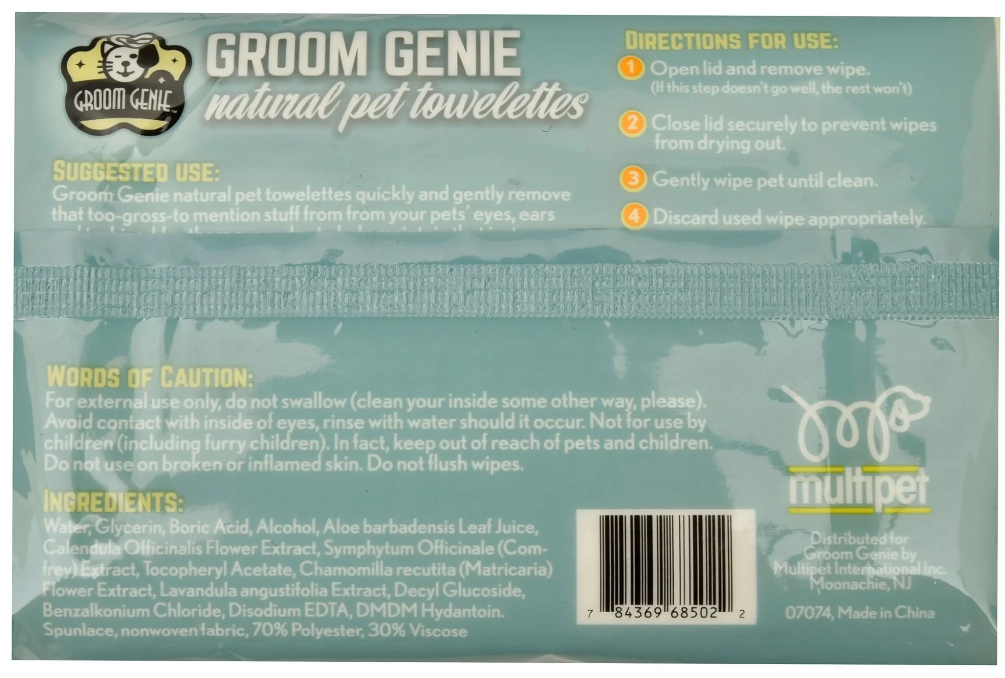 Groom Genie Sensitive Clean Pet Wipes - Image 8