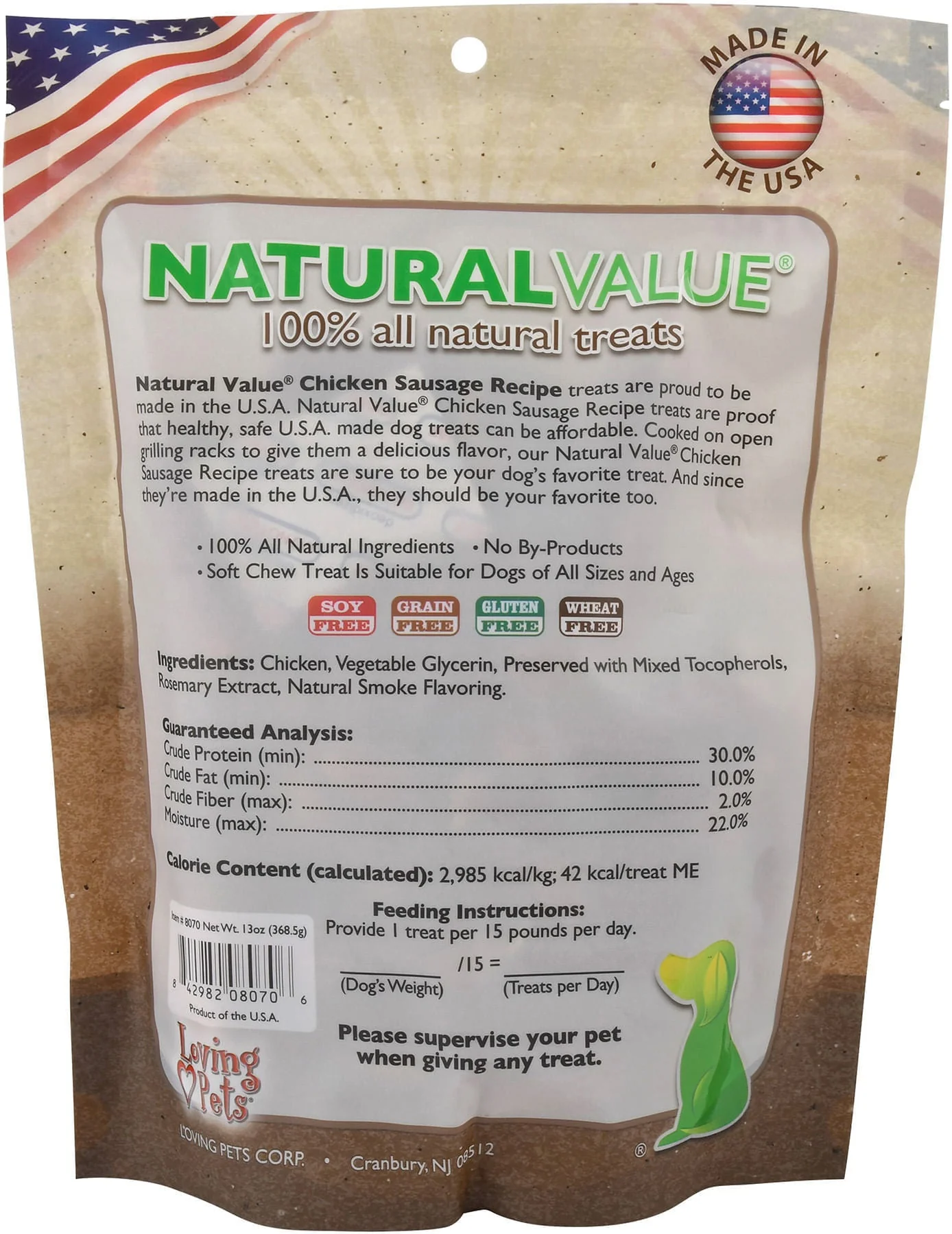 Natural Value Sausages for Dogs, 13 oz - Image 2