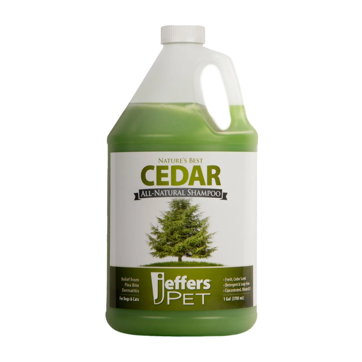 Jeffers Pet Nature's Best Cedar All-Natural Flea Bite Relief Shampoo for Dogs and Cats - Image 2