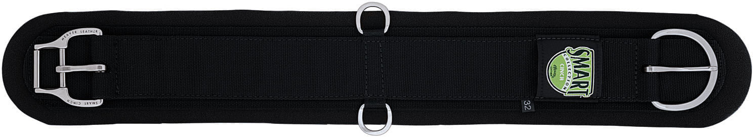 Weaver Neoprene Smart Cinches, Straight, Black - Image 7