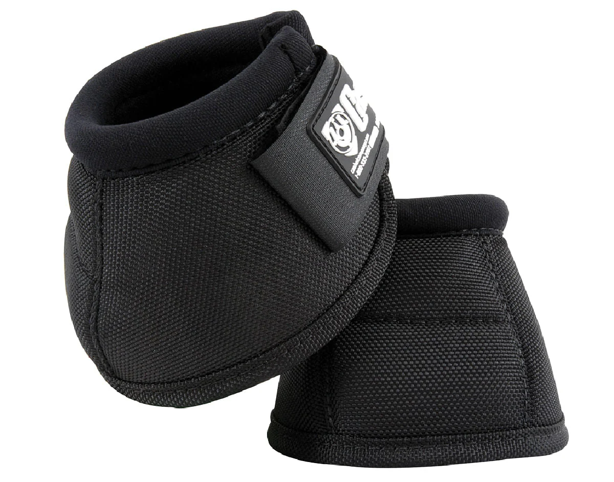 Cashel No-Turn Bell Boots, Black, Pair