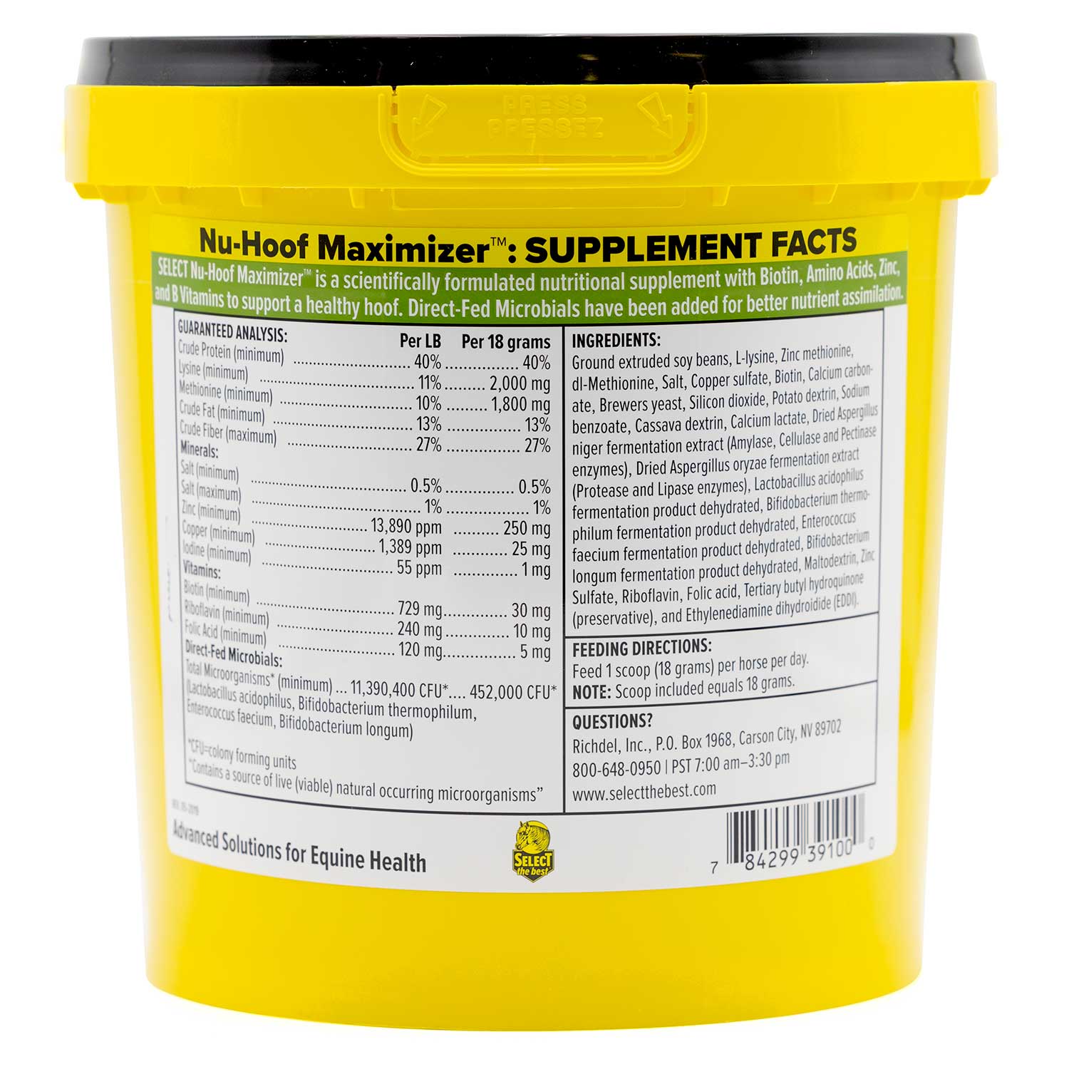 Nu-Hoof Maximizer Concentrated Hoof Supplement for Horses – Biotin & Amino Acid Formula - Image 7