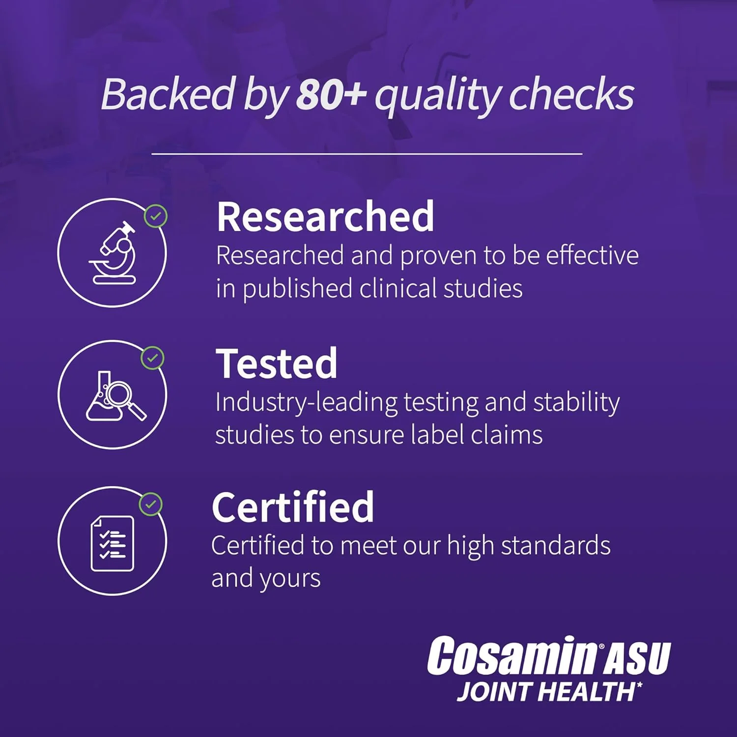 Nutramax Cosamin ASU Joint Health Supplement with Glucosamine, Chondroitin & ASU for Men’s & Women's Joint Health - Image 21