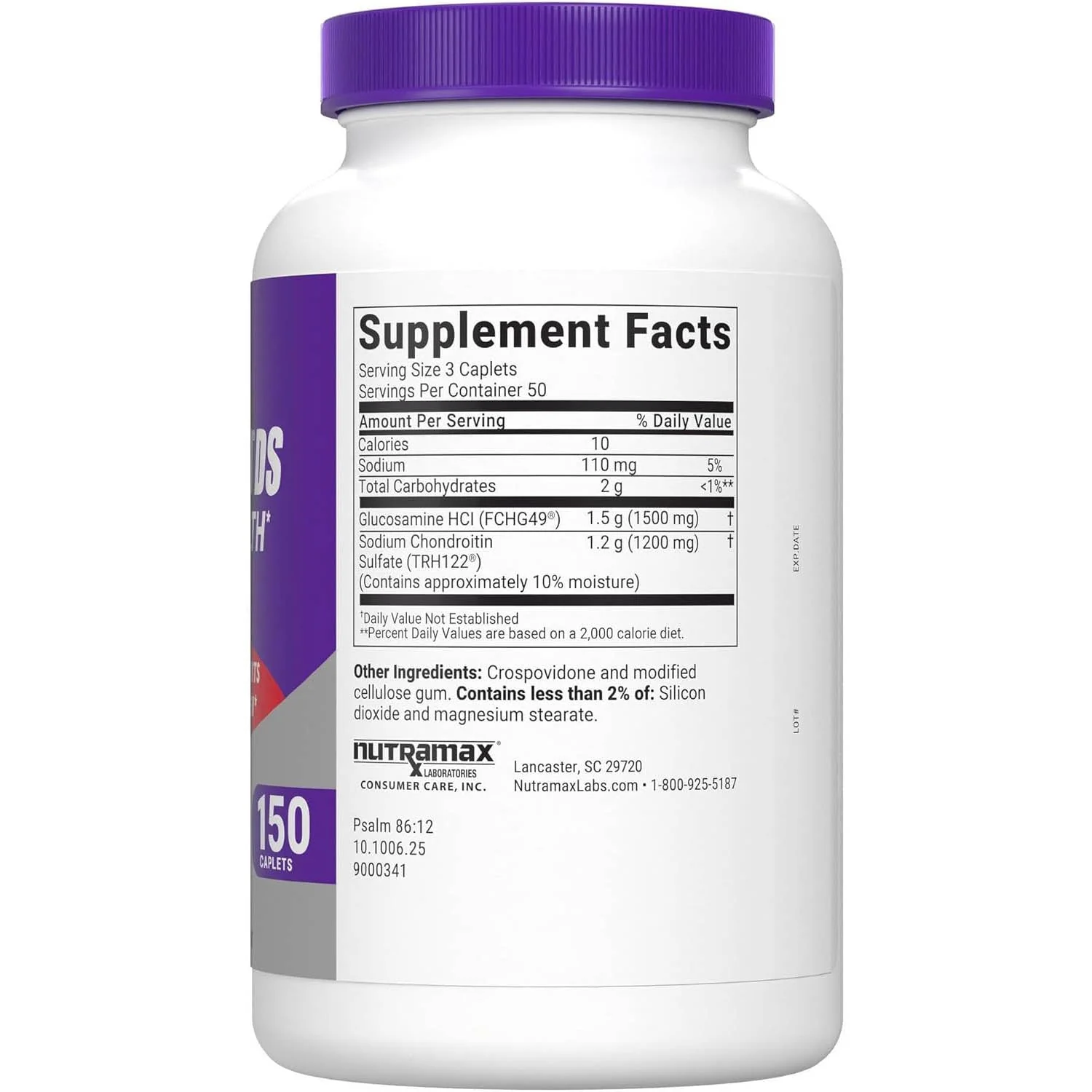 Nutramax Cosamin DS Joint Health Supplement with Glucosamine & Chondroitin for Men’s & Women's Joint Health, 150 Caplets - Image 2