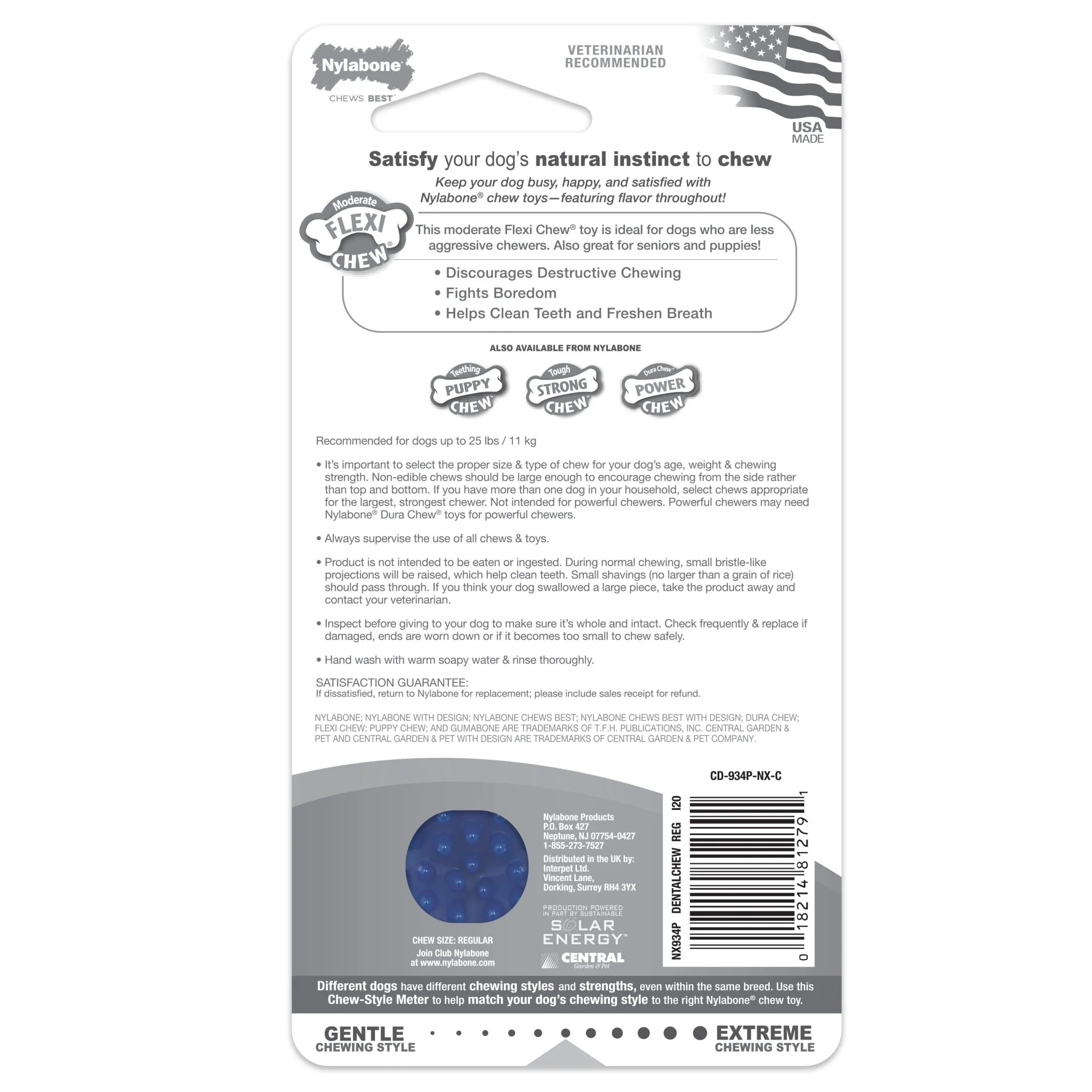 Nylabone Dental Chew Bone for Dogs - Image 3