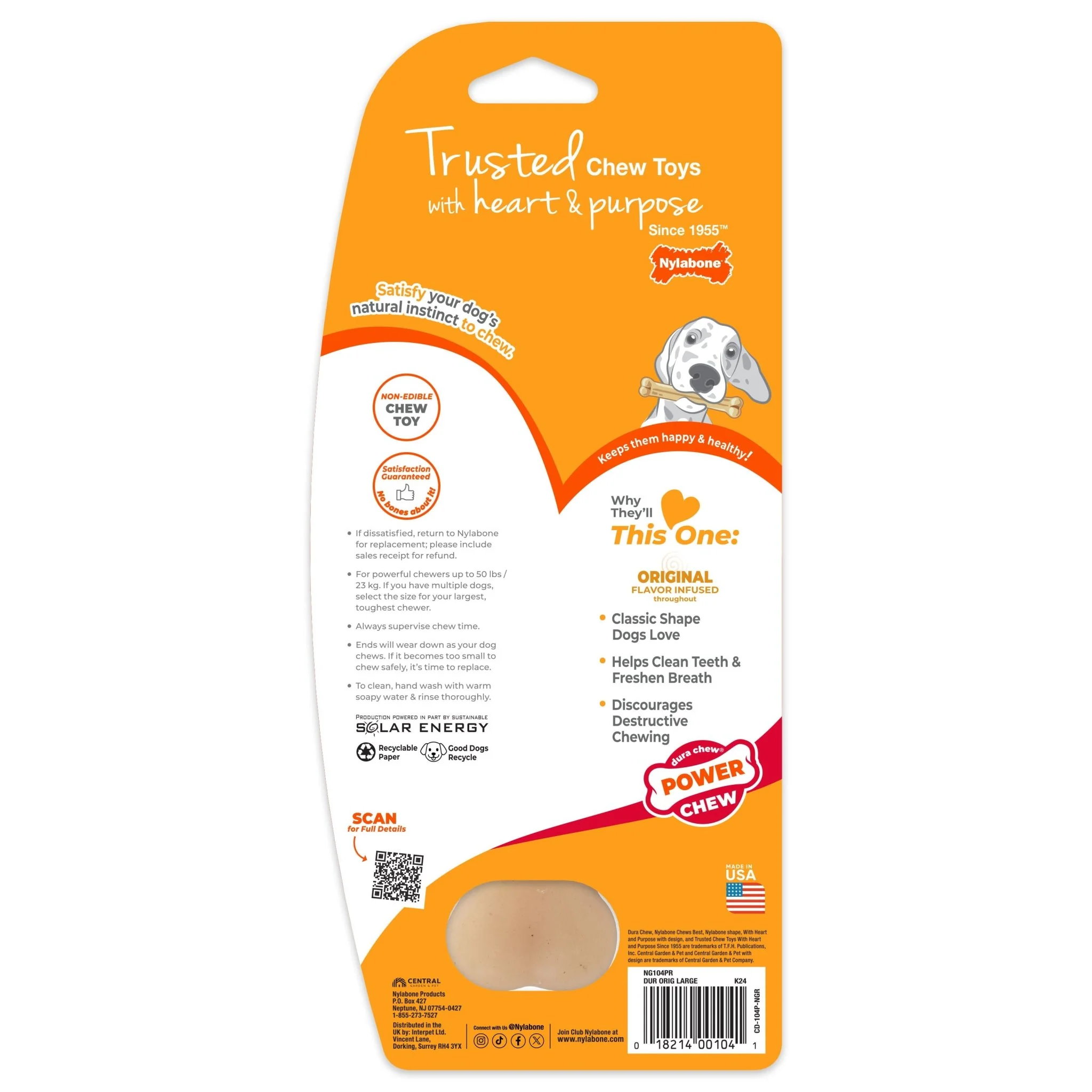 Nylabone Original Bone Dura Chew Power Chew Dog Toy - Image 27