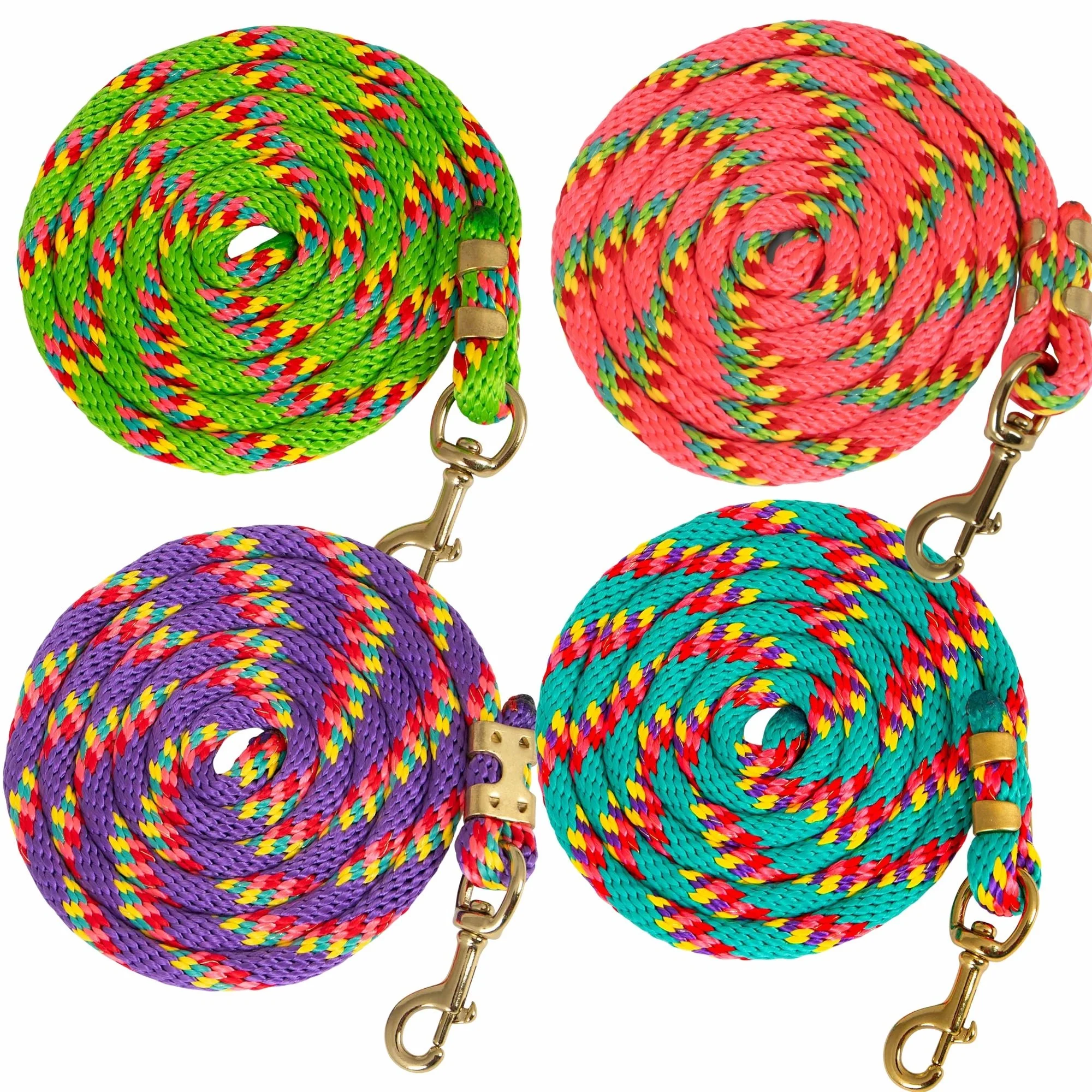Jeffers Neon Poly Lead Rope with Bolt Snap, 8' - Image 20