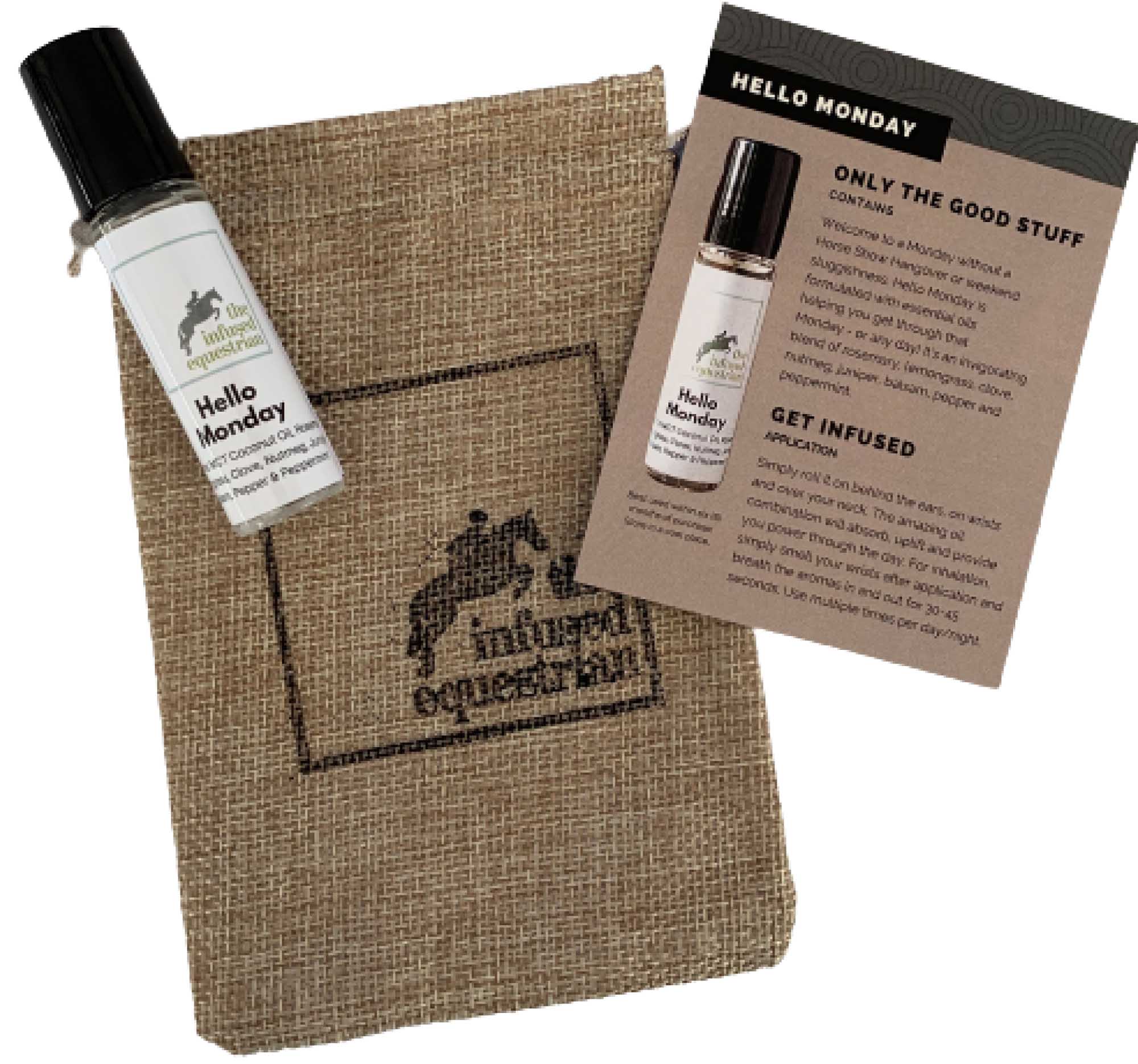 The Infused Equestrian Essential Oil Roller Blends – O.M.G. (Oh My Girth) & Hello Monday, 10 mL - Image 3