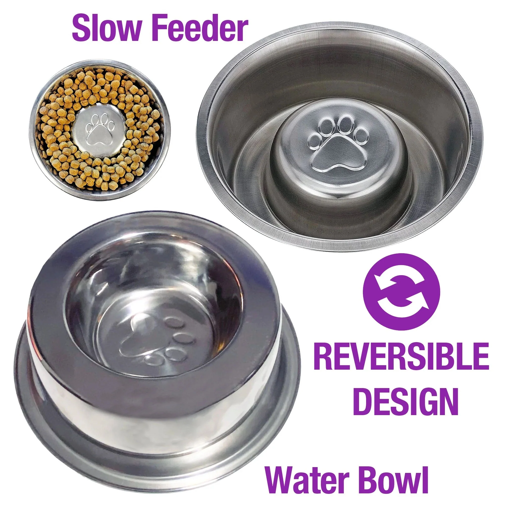 Palz&Co Reversible Stainless Steel Bowl - Image 3