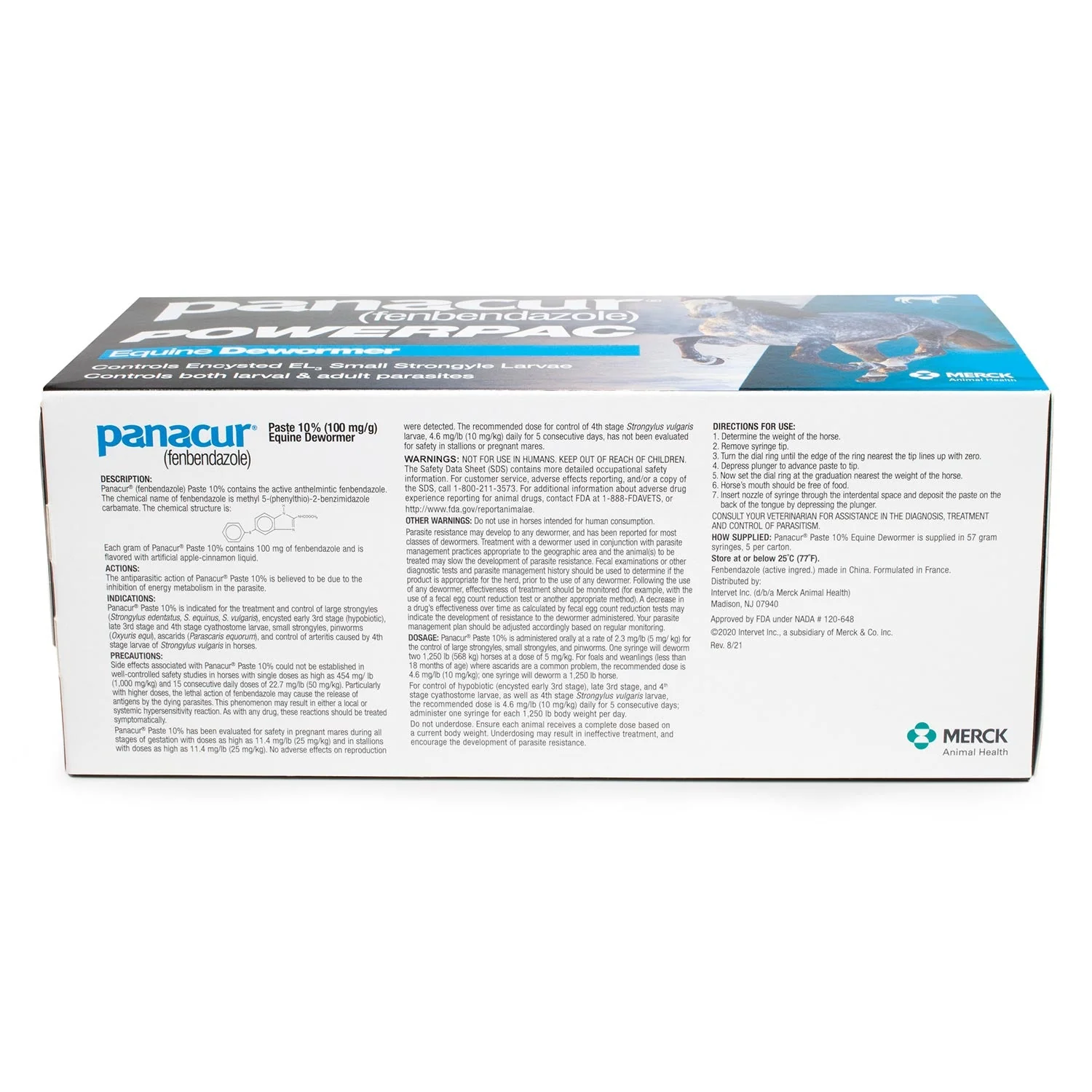 Panacur Powerpac Fenbendazole Horse Dewormer - Image 4