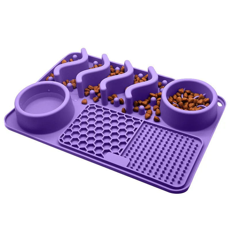 Paw Puzzle Silicone Slow Feeding Mat - Image 2
