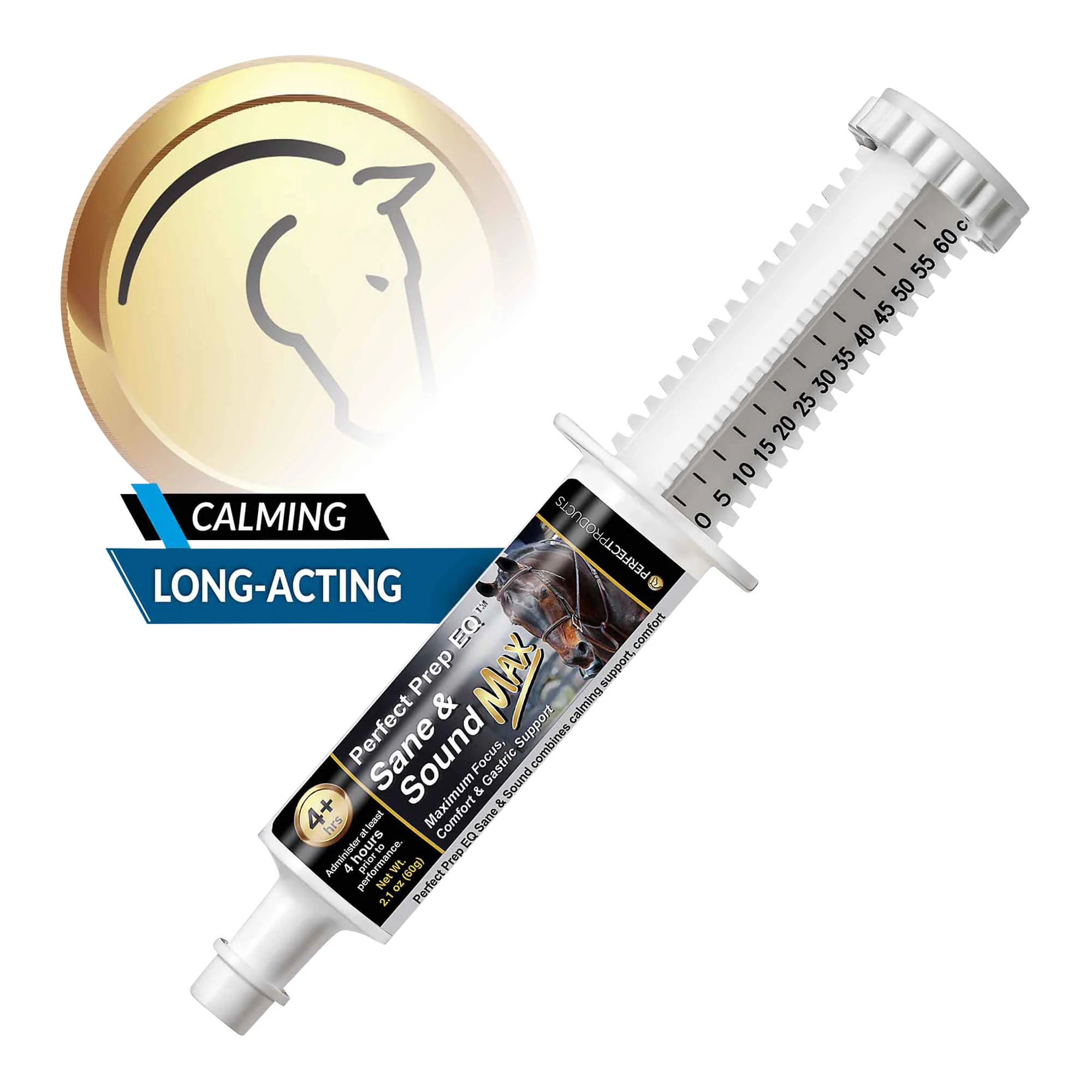 Perfect Prep EQ Sane & Sound MAX Calming Paste for Horses, 60 cc - Image 2
