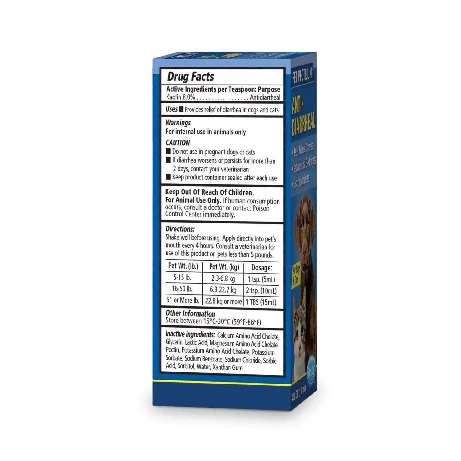 PET Pectillin, 4 oz – Diarrhea Relief for Cats and Dogs with Pectin & Kaolin - Image 7
