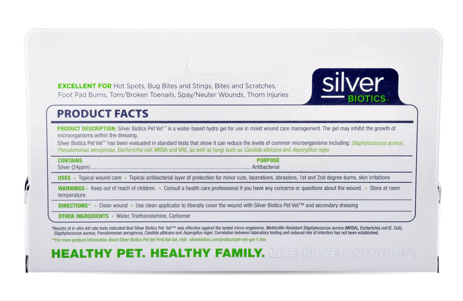 Silver Biotics Pet Vet Antibacterial First Aid Gel - Image 2