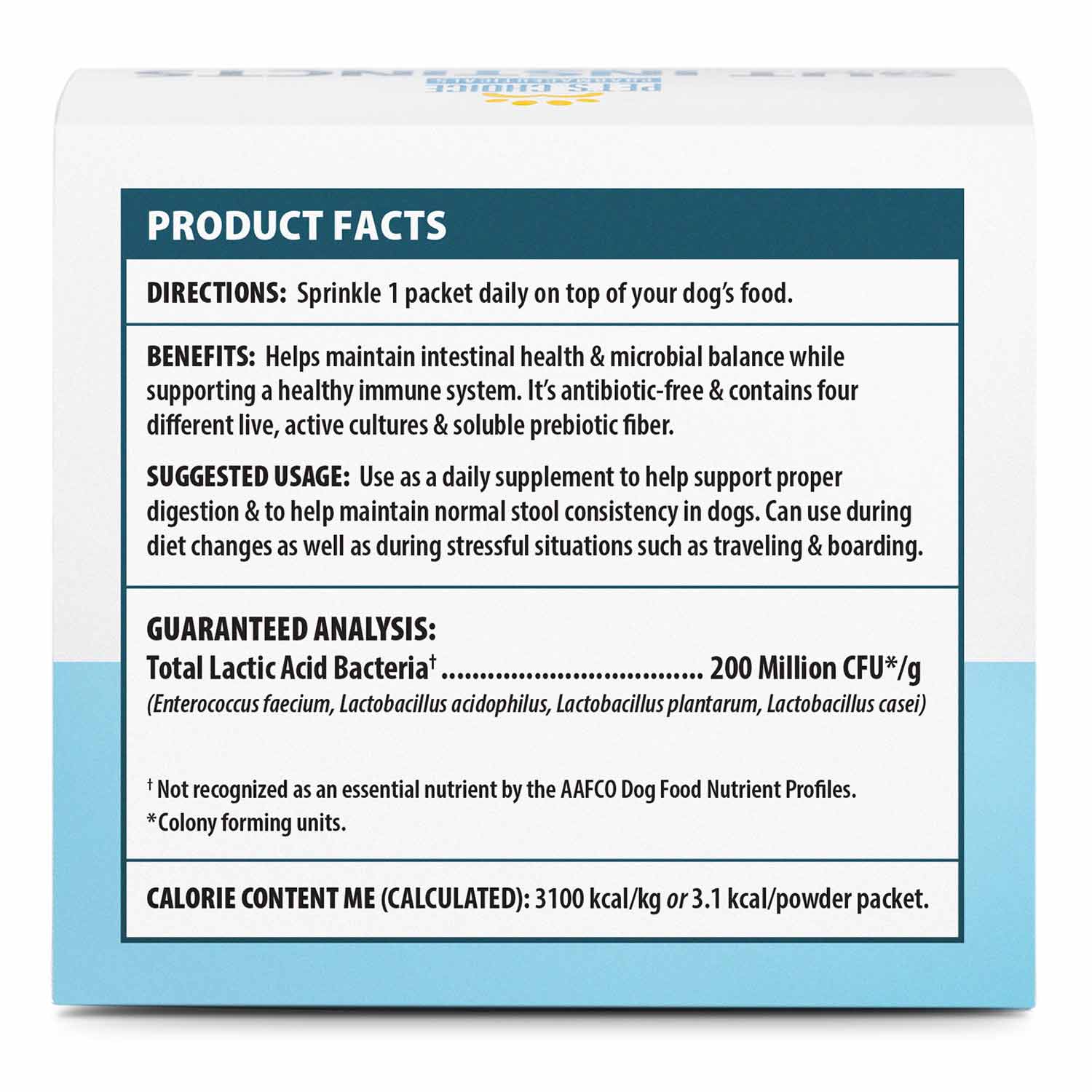 Pet's Choice Gut Instincts Probiotic Powder Packets for Dogs – Daily Digestive & Immune Support, 30 Count - Image 3
