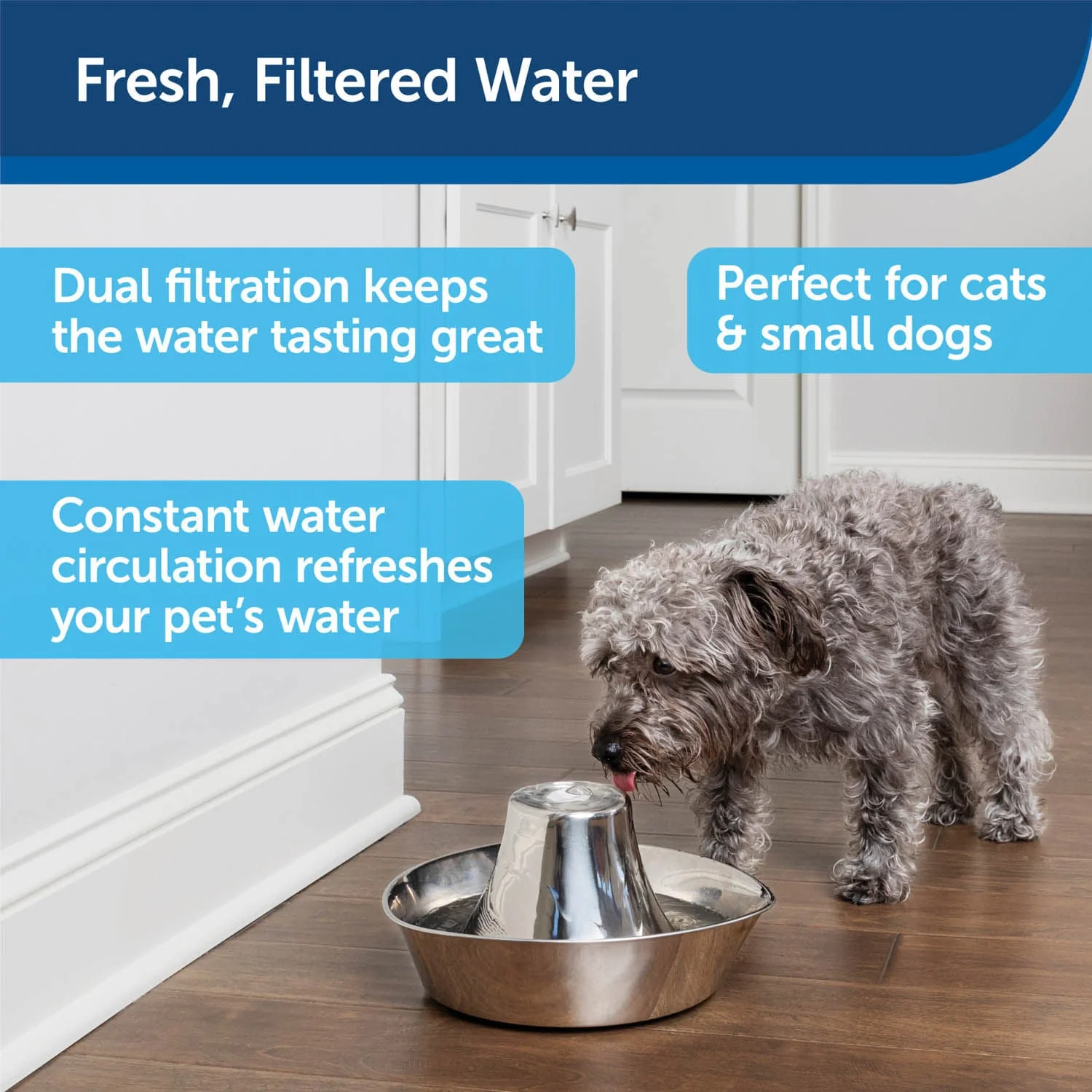 PetSafe Seaside Stainless Pet Fountain - Image 3
