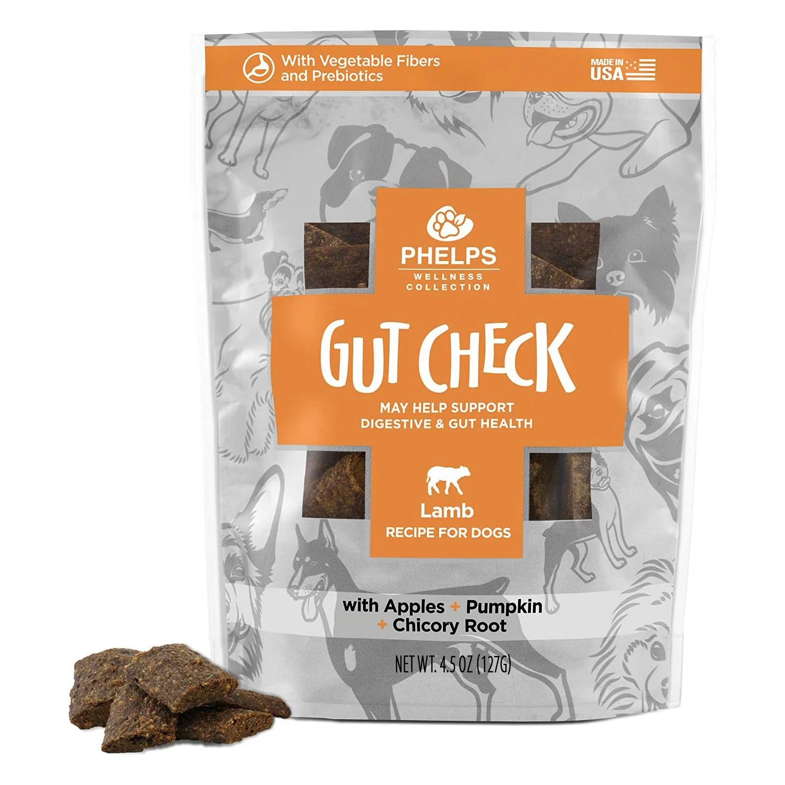 Phelps Wellness Functional Dog Chew Supplements – Calming, Digestive, Skin & Coat, Hip & Joint, Sensitive Stomach & Brain Support Treats, 4.5 oz - Image 5