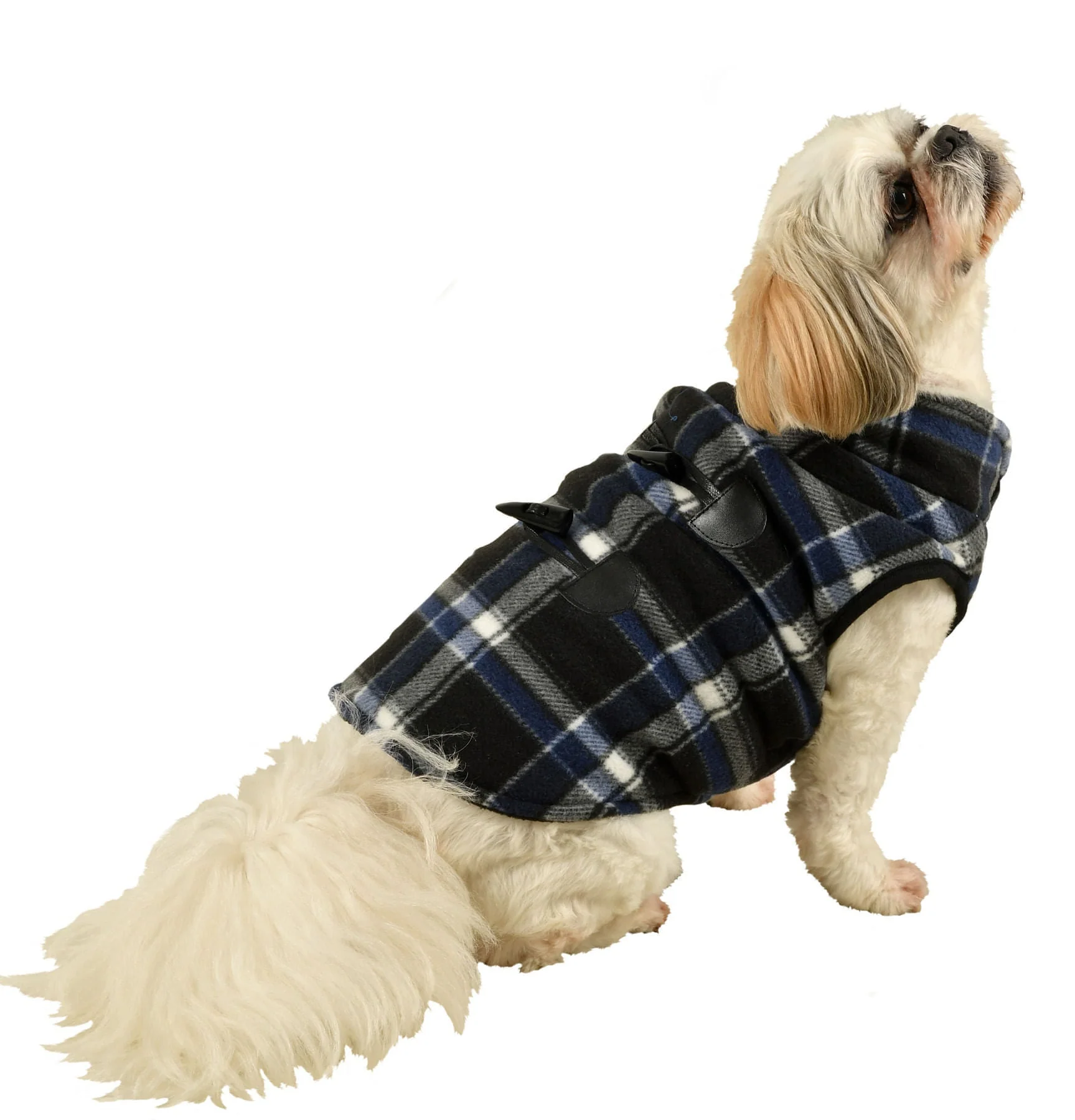 Plaid Reversible Dog Coat - Image 3