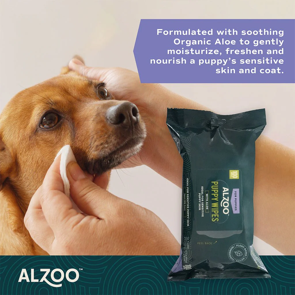 Plant-Based Puppy Grooming Wipes, 100 ct - Image 3