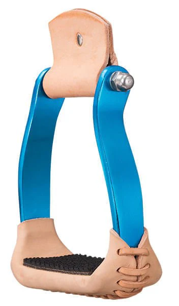 Polished Aluminum Barrel Racer Stirrups - Image 3