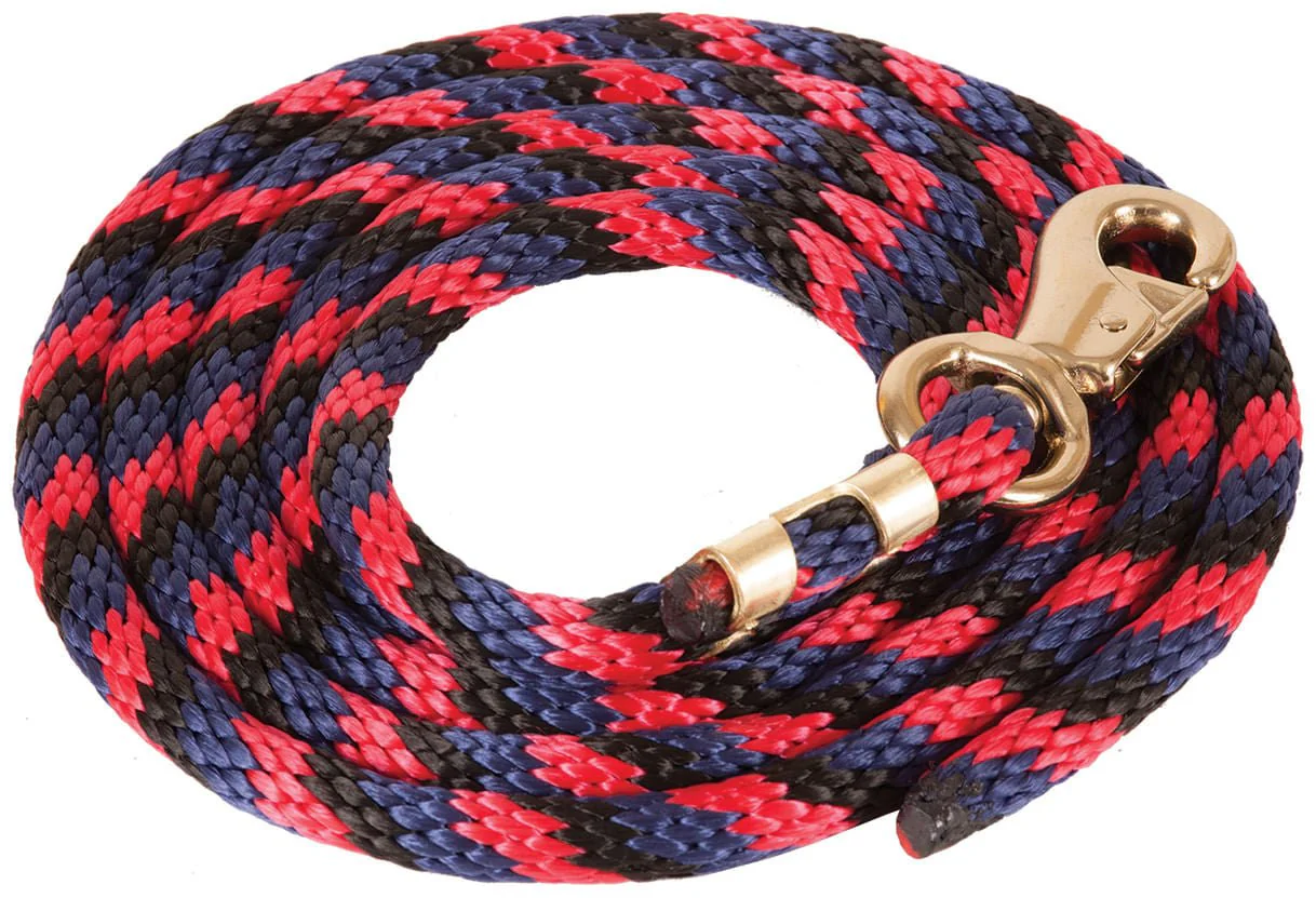 Mustang Poly Colorful Lead Rope, Bull Snap - Image 10