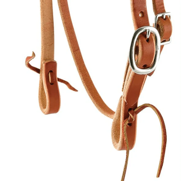 Berlin Leather Harness Leather Browband Headstall for Ponies - Image 3