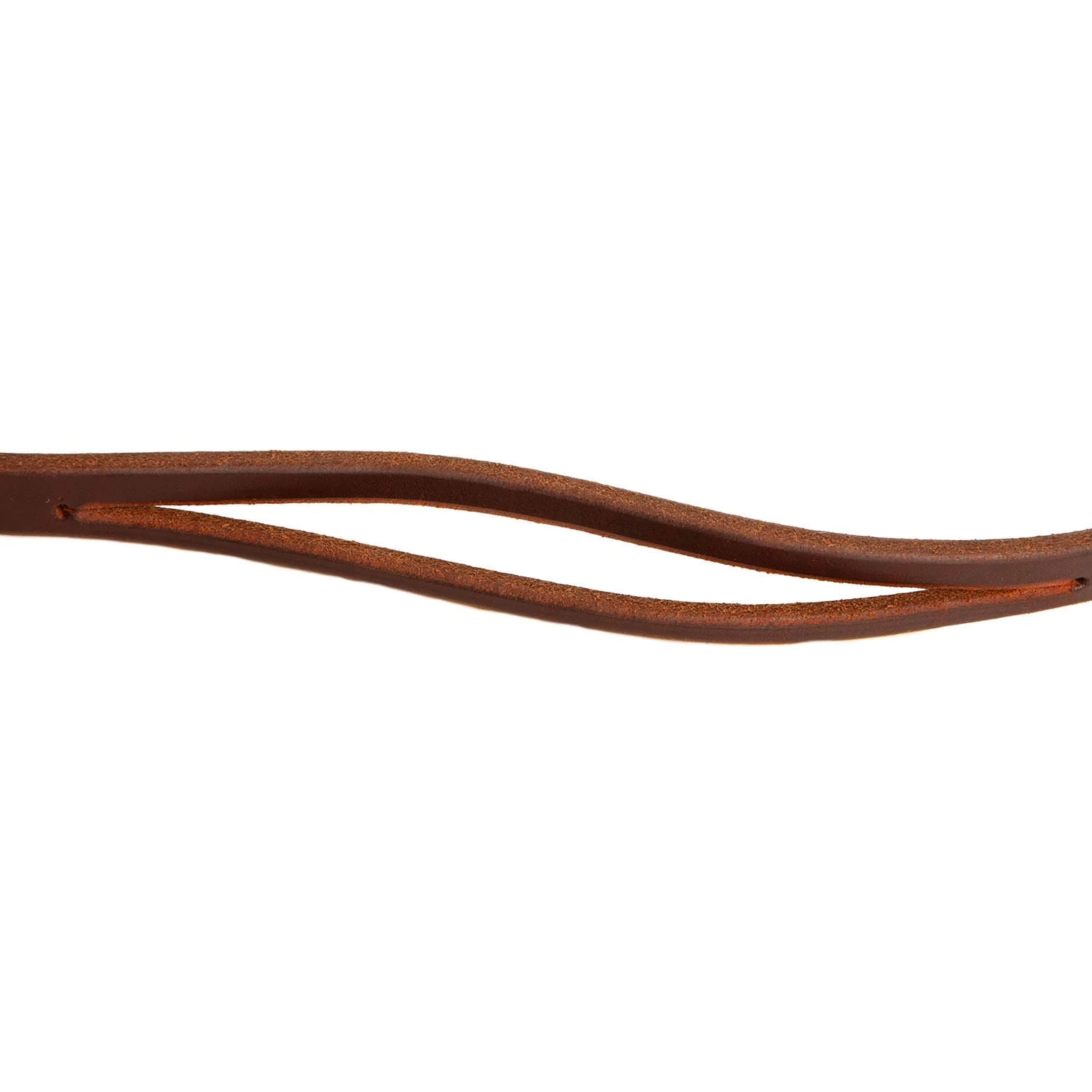 Jeffers Poplar Head Premium Oiled Harness Leather 1"W Split Ear Headstall - Image 2