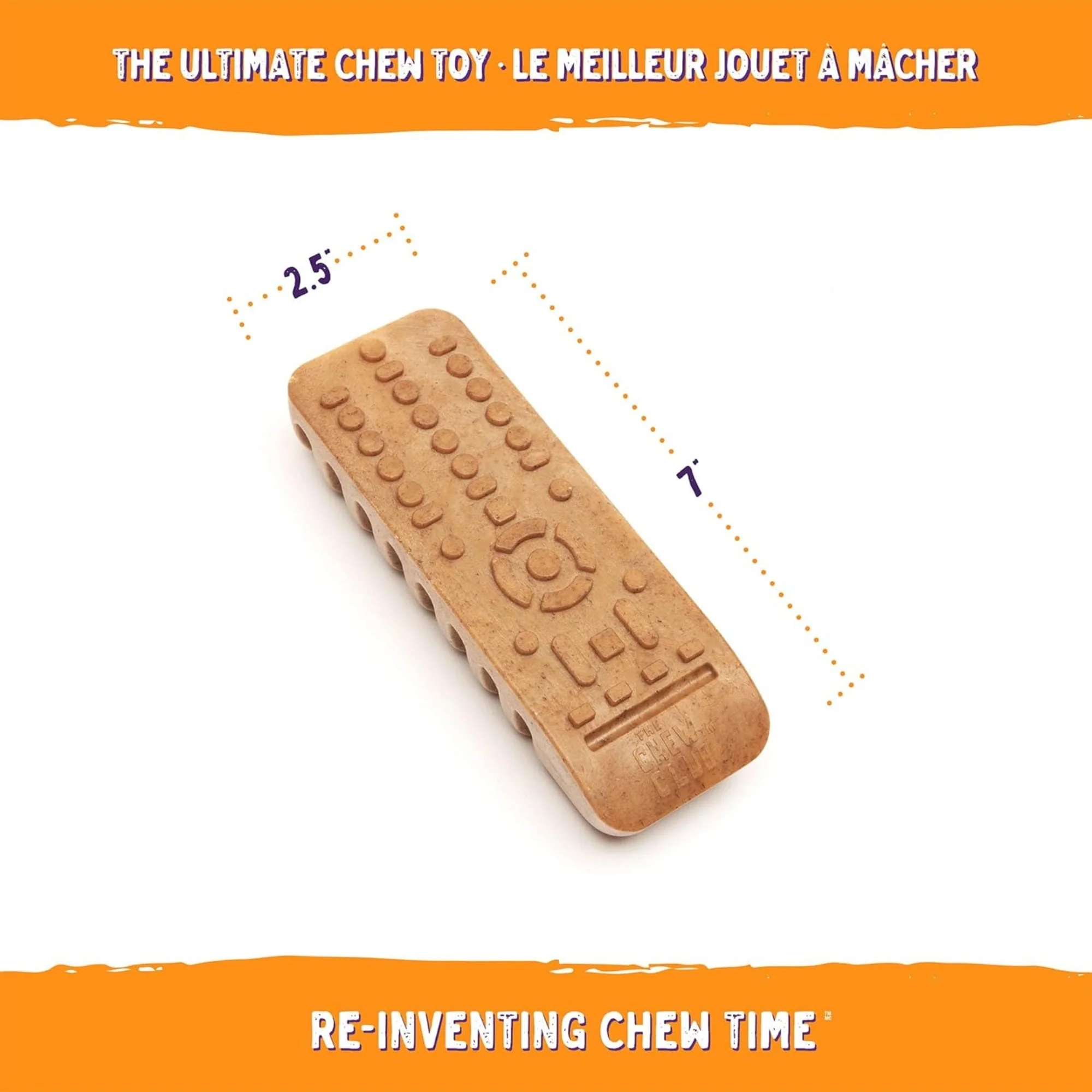 Powerbone TV Remote Dog Chew Toy for Power Chewers, 7" - Image 3
