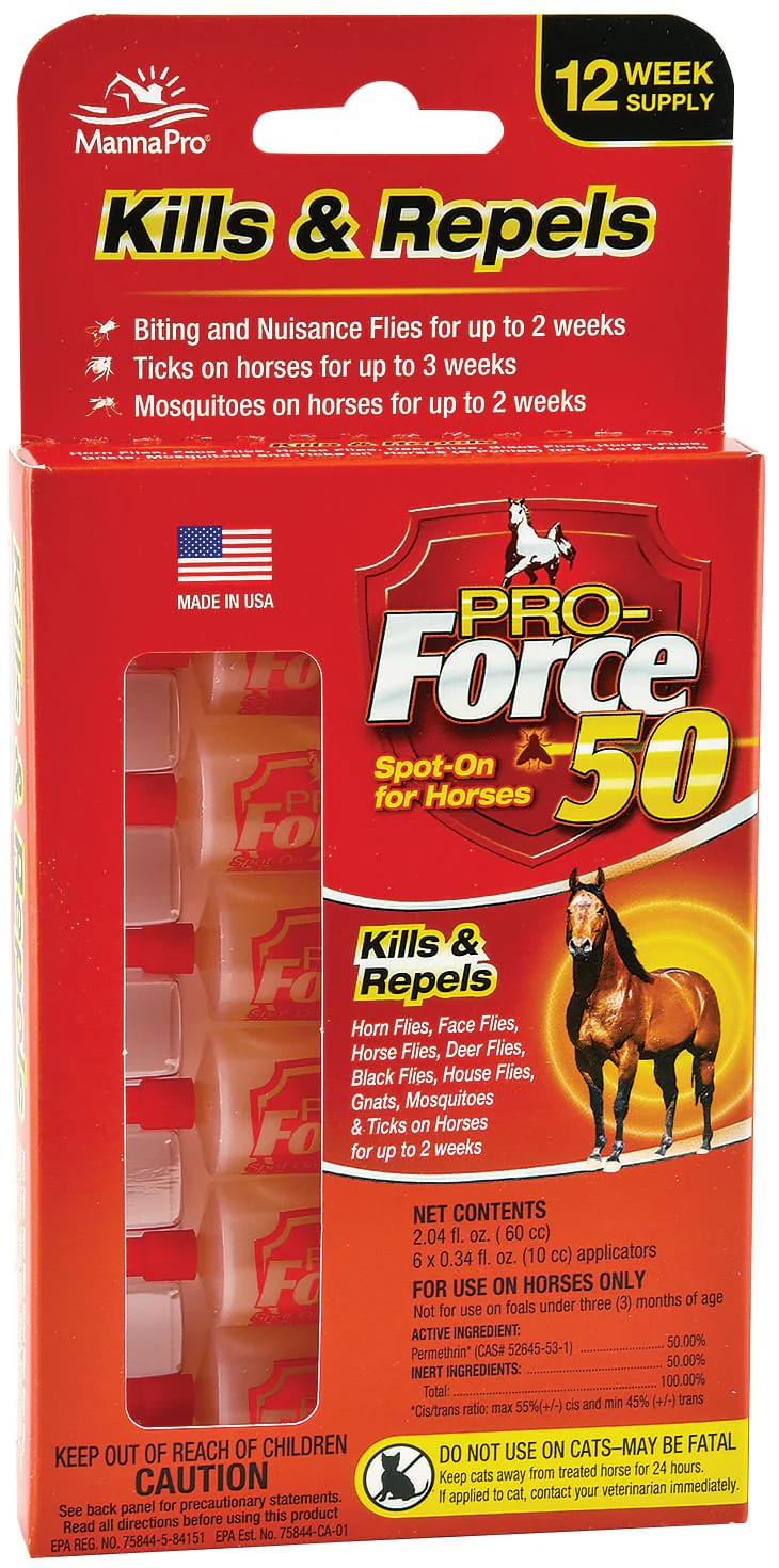 Pro Force 50 Spot On Topical Fly Treatment for Horses - Image 3