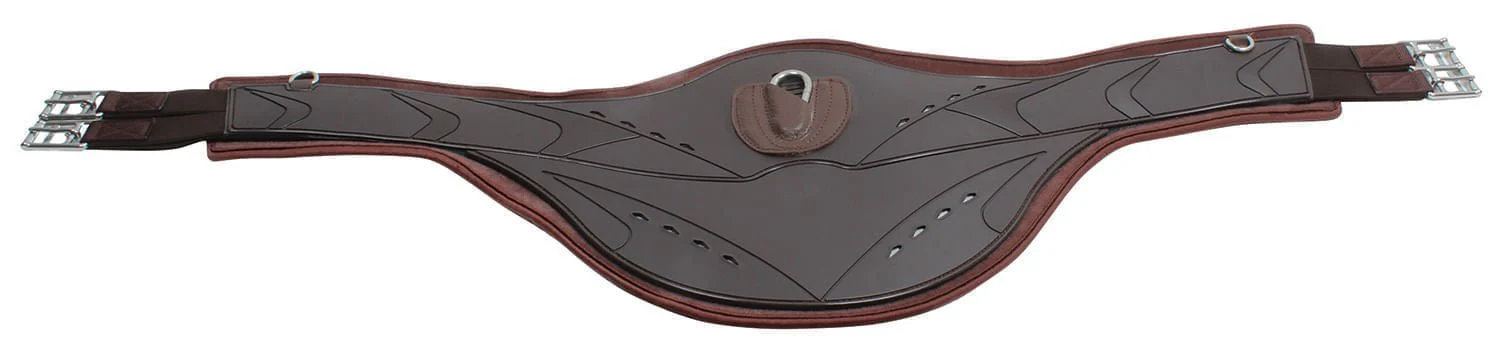 Professional's Choice Contoured Belly Guard Jump Girth, Brown