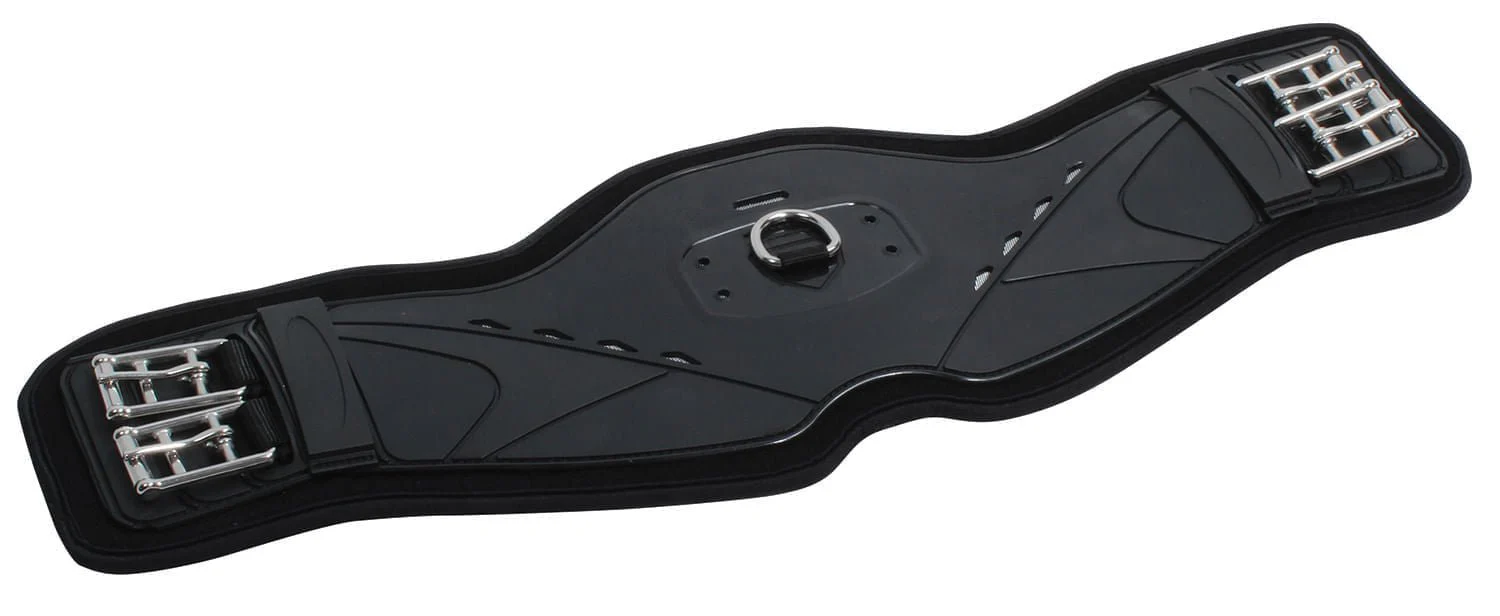 Professional's Choice Contoured Dressage Girth, Black - Image 5