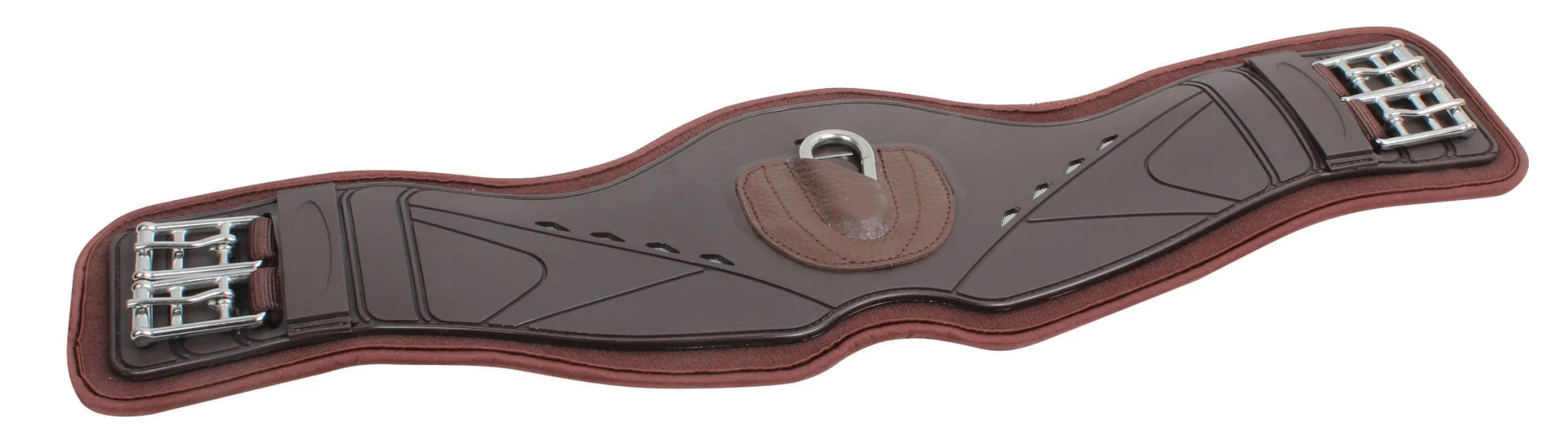 Professional's Choice Contoured Monoflap Girth, Chocolate - Image 5