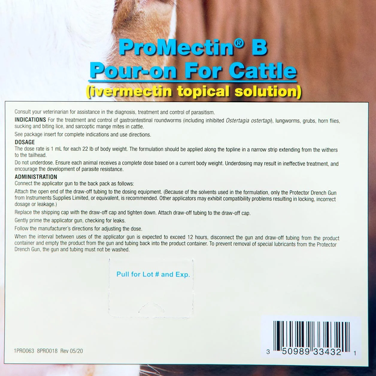 ProMectin B Pour-On Parasiticide, 5 L - Image 4