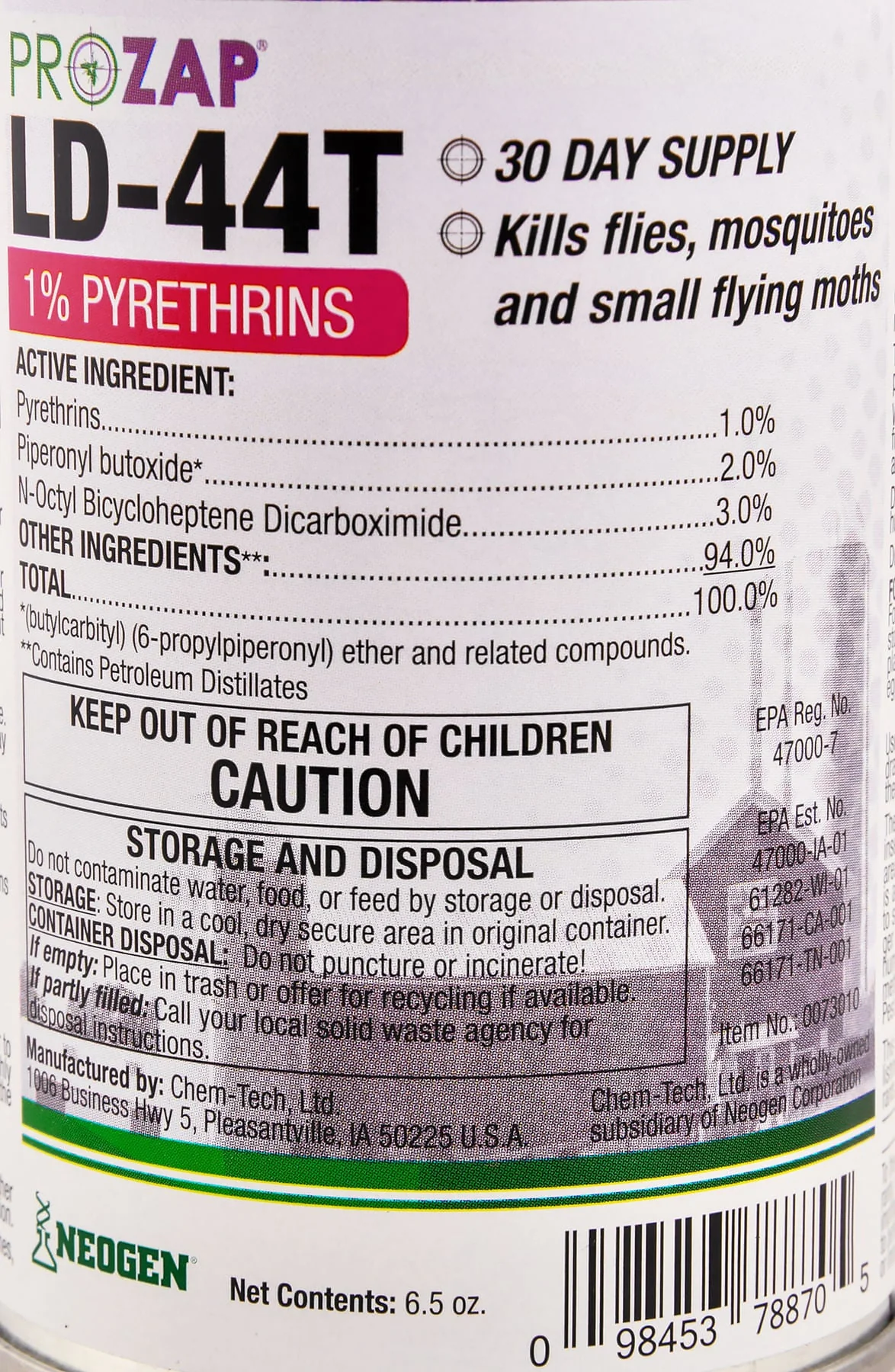 Prozap LD-44T Metered Fly Spray, 6.5 oz - Image 2