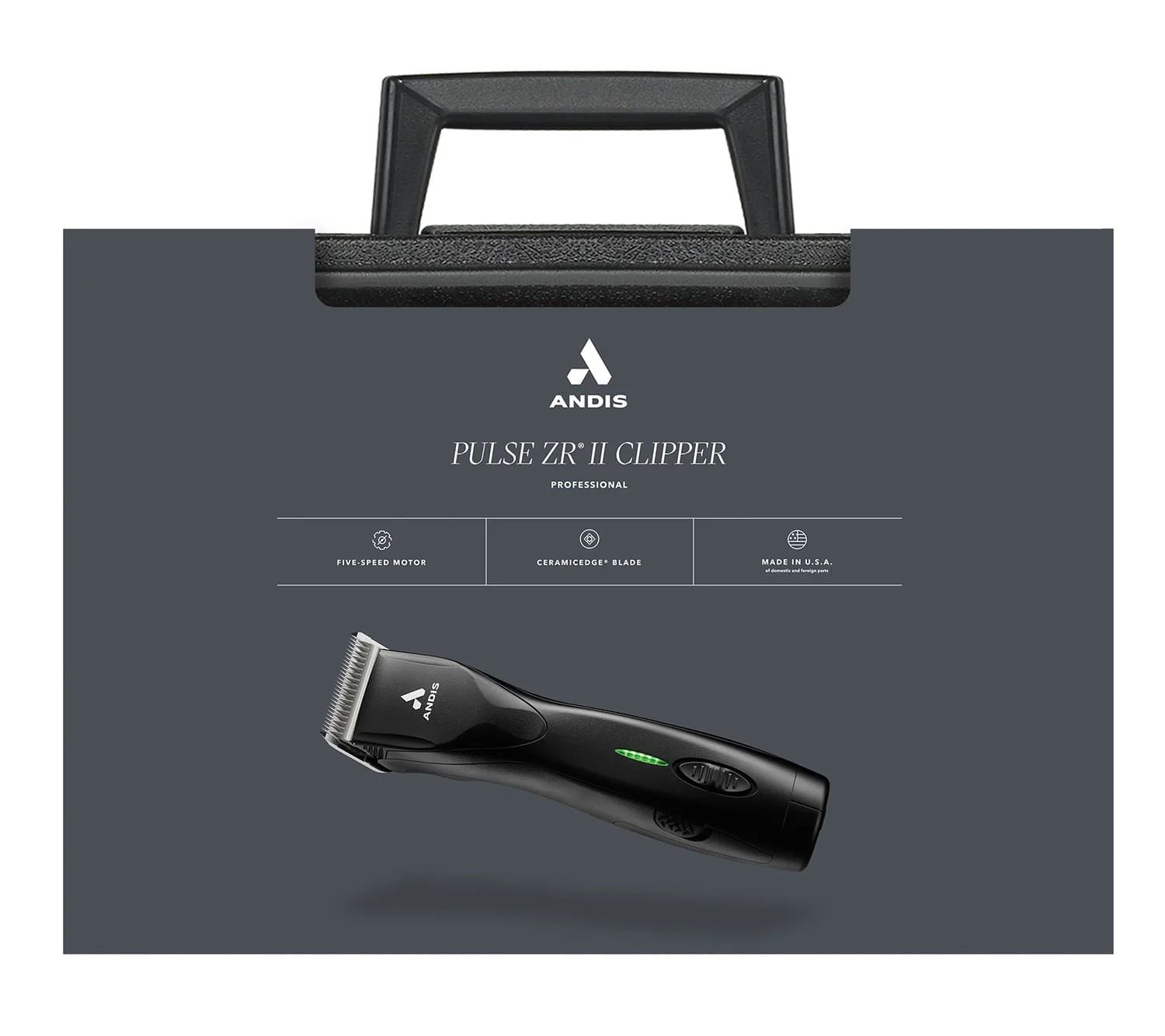 Pulse ZR II Black 5 Speed Detachable Blade Clipper - Image 8