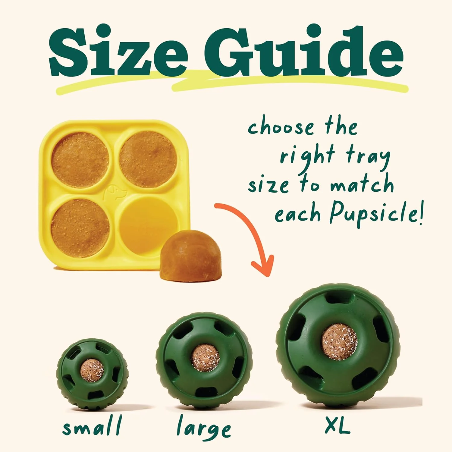 Pupsicle Re-Freezable Dog Treat Tray Mold – DIY Frozen Dog Treats, Silicone Freezer Mold - Image 7