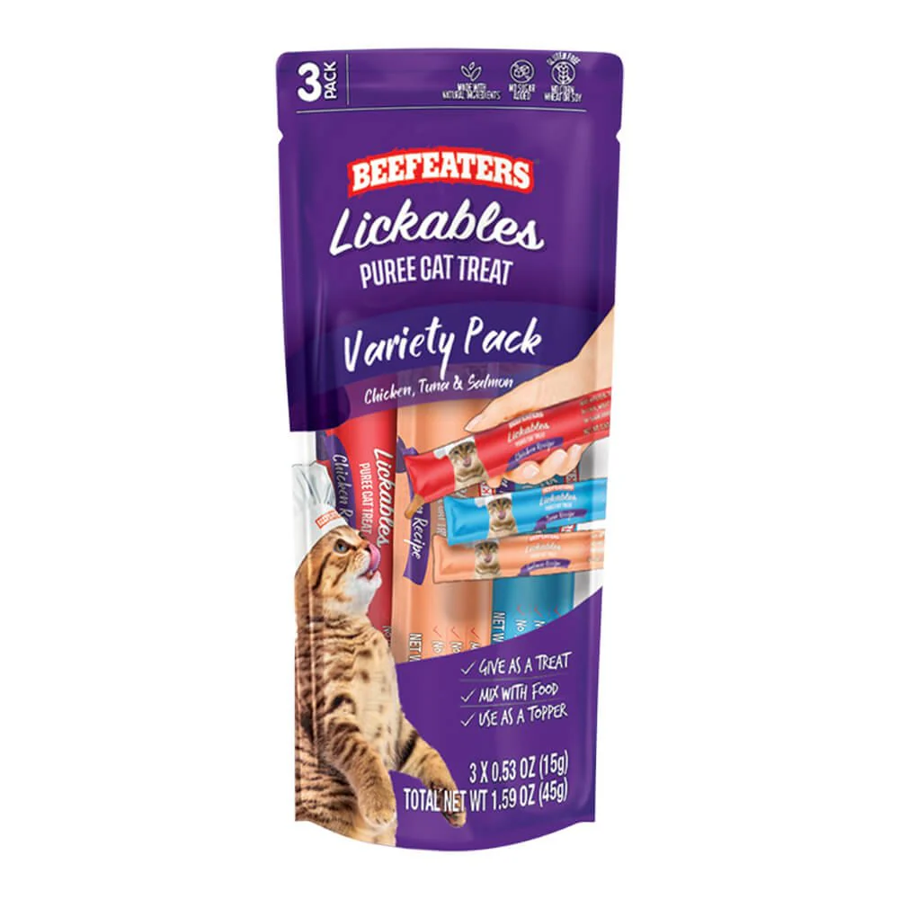 Beefeaters Lickables Puree Recipe Cat Treats - Image 9